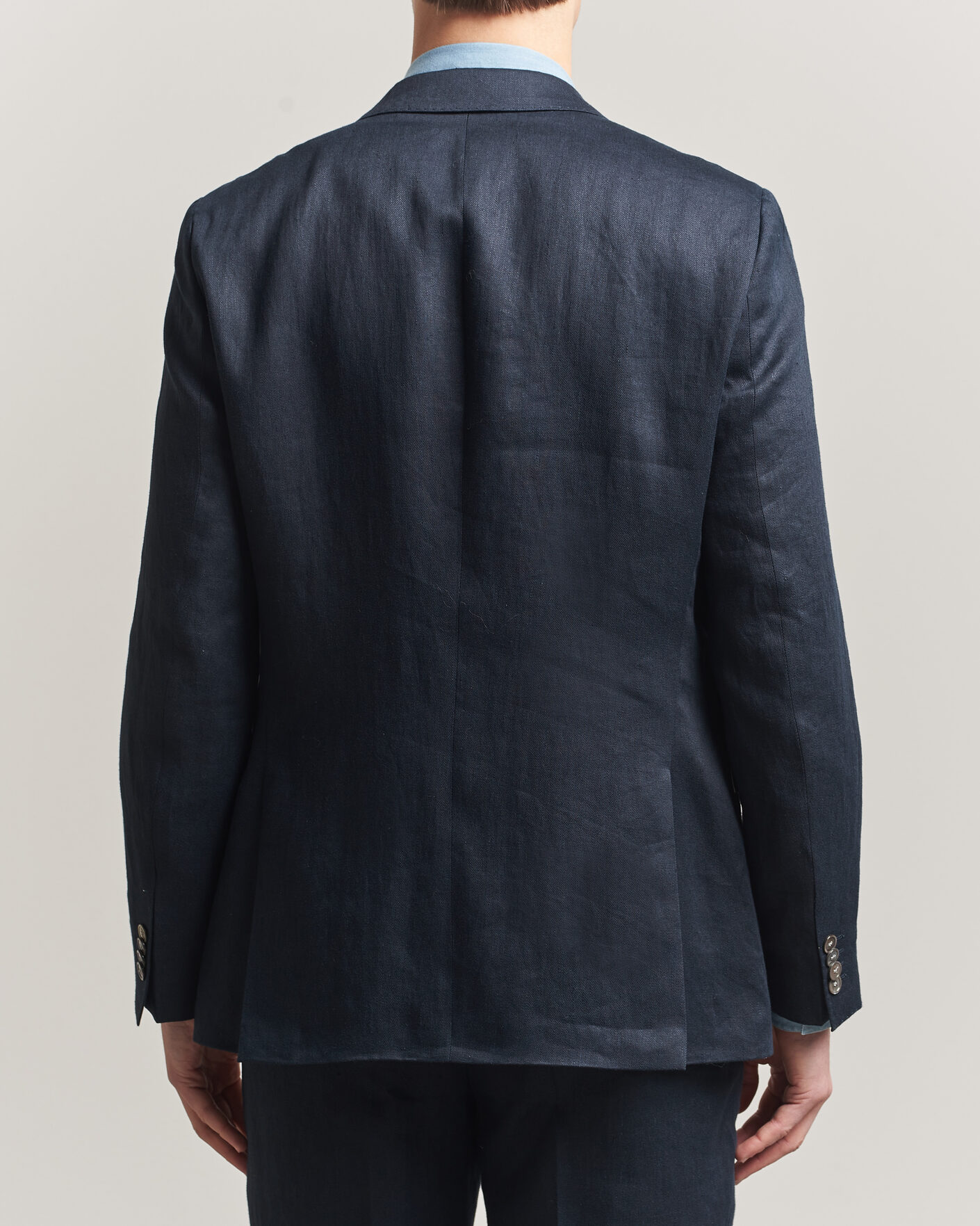 Herr | Kavajer | BOSS BLACK | Hutson Linen Suit Blazer Dark Blue