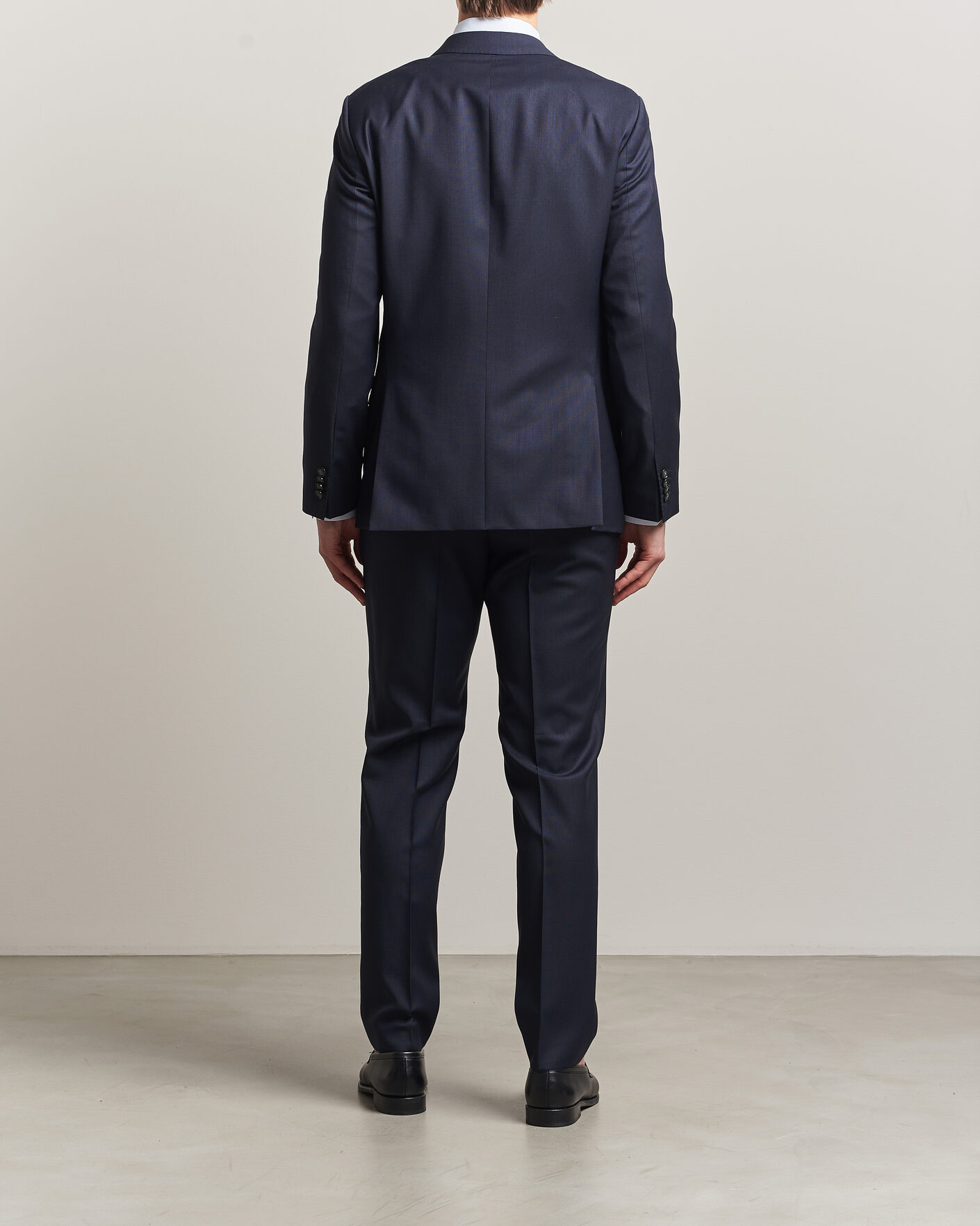 Herr | Kostymer | BOSS BLACK | Huge Wool Double Breasted Suit Dark Blue