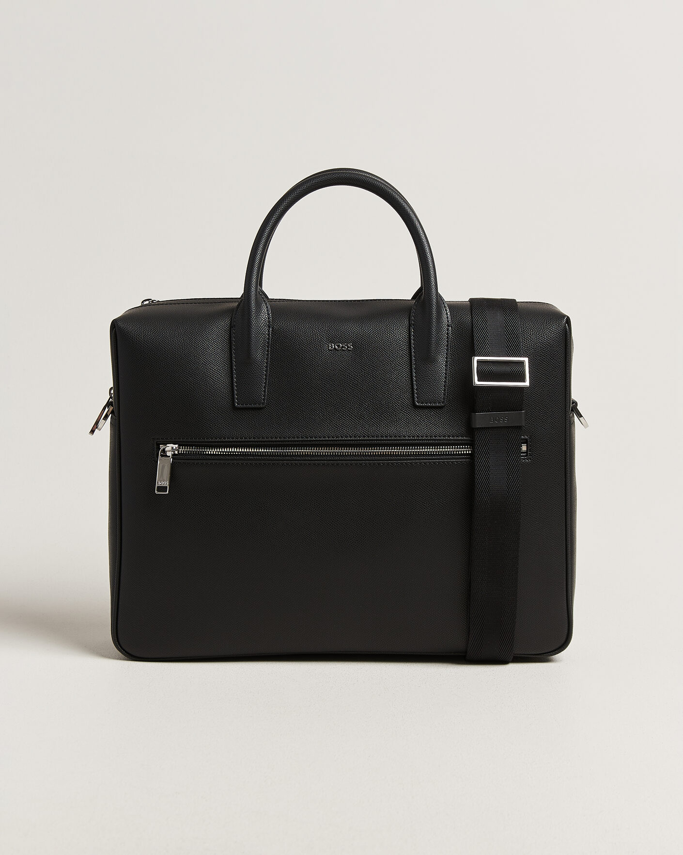 Herr | Väskor | BOSS BLACK | Daxter Leather Briefcase Black
