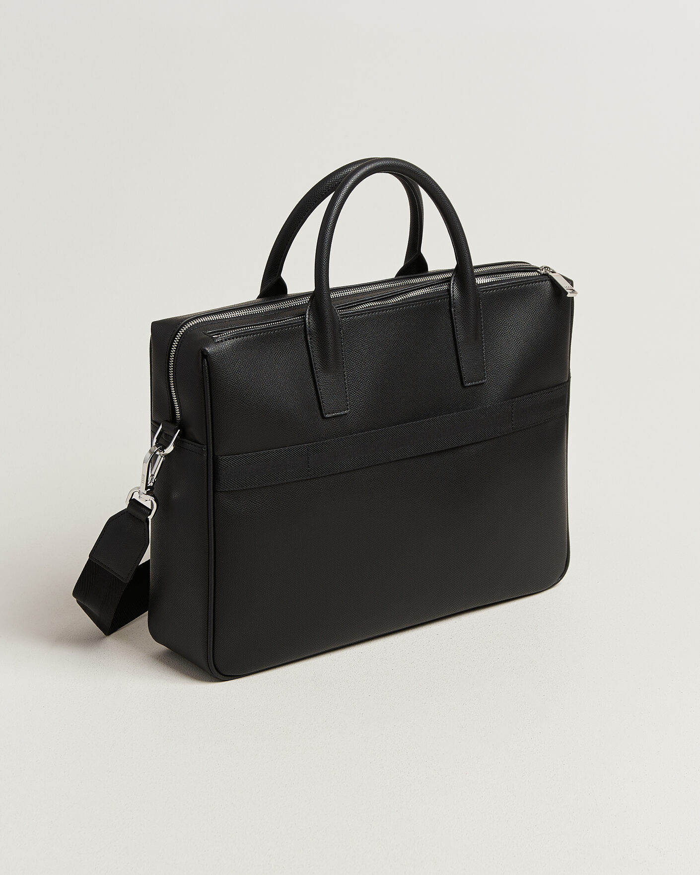 Herr | Väskor | BOSS BLACK | Daxter Leather Briefcase Black
