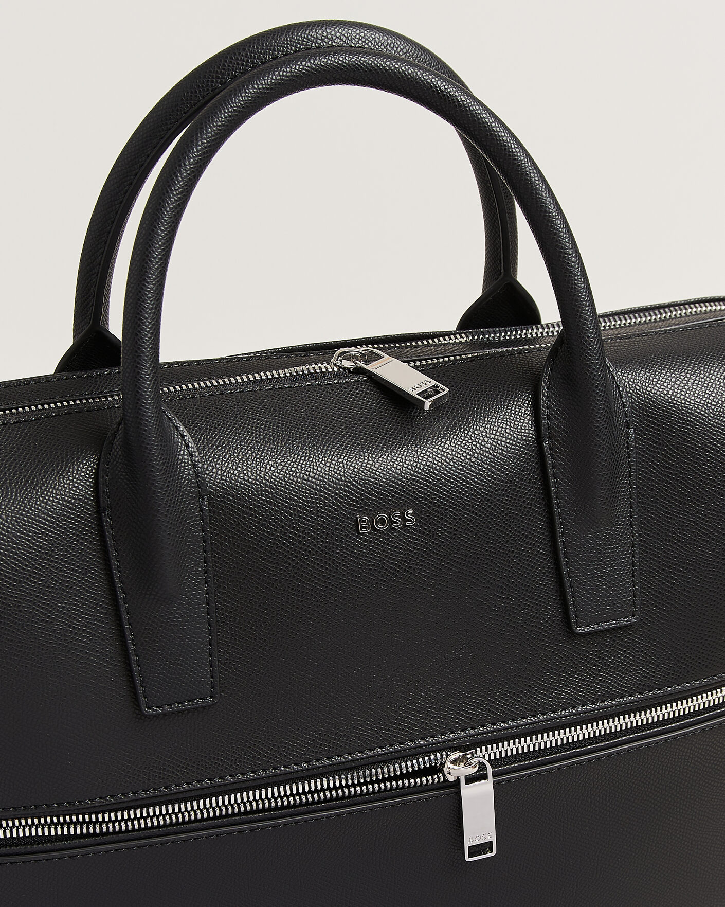 Herr | Väskor | BOSS BLACK | Daxter Leather Briefcase Black