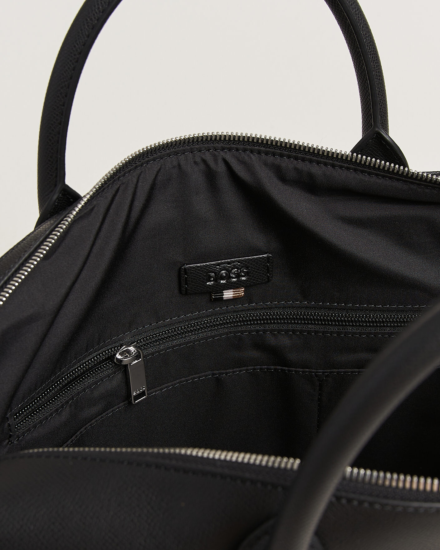 Herr | Väskor | BOSS BLACK | Daxter Leather Briefcase Black