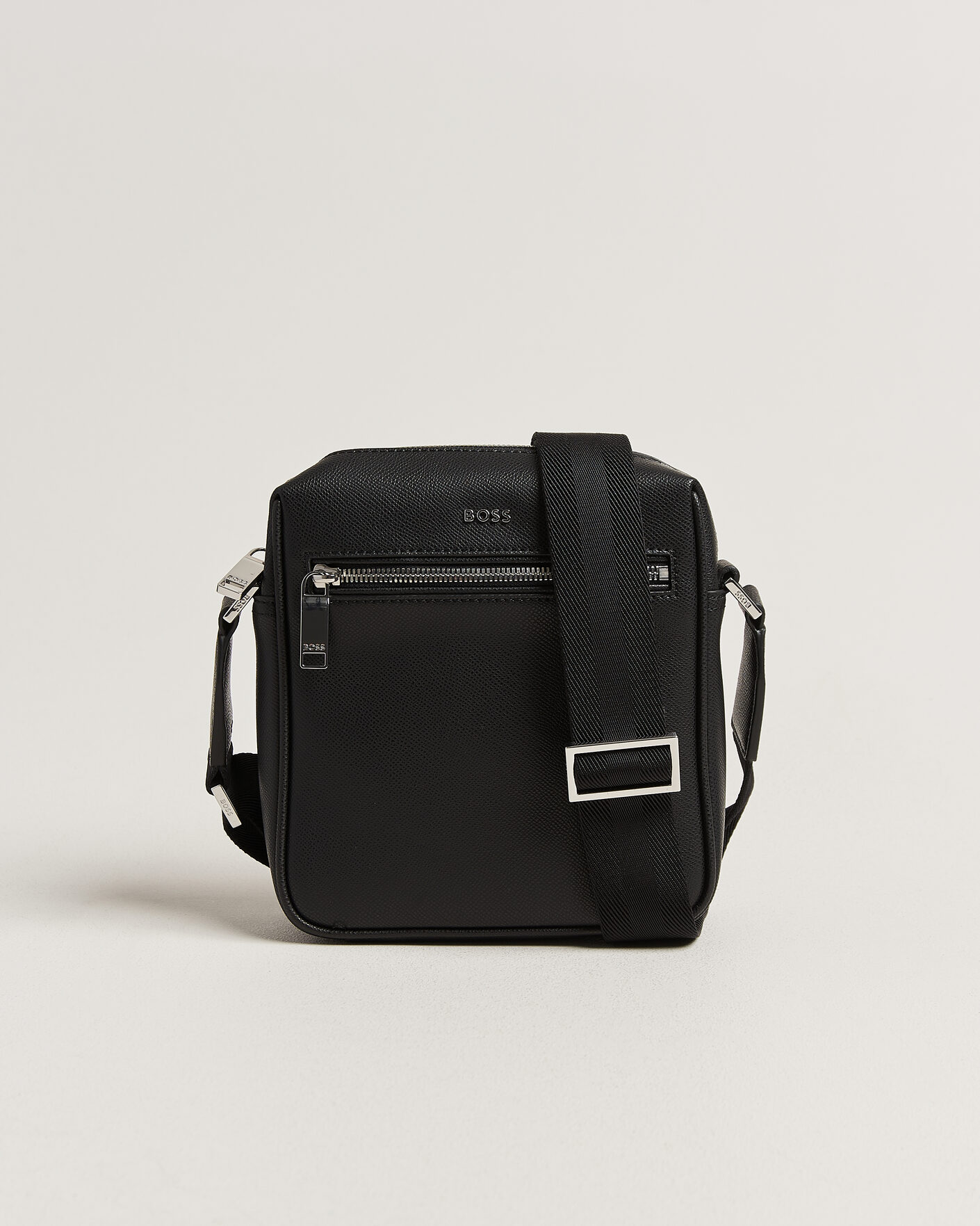 Herr | Väskor | BOSS BLACK | Daxter Leather Crossbody Bag Black