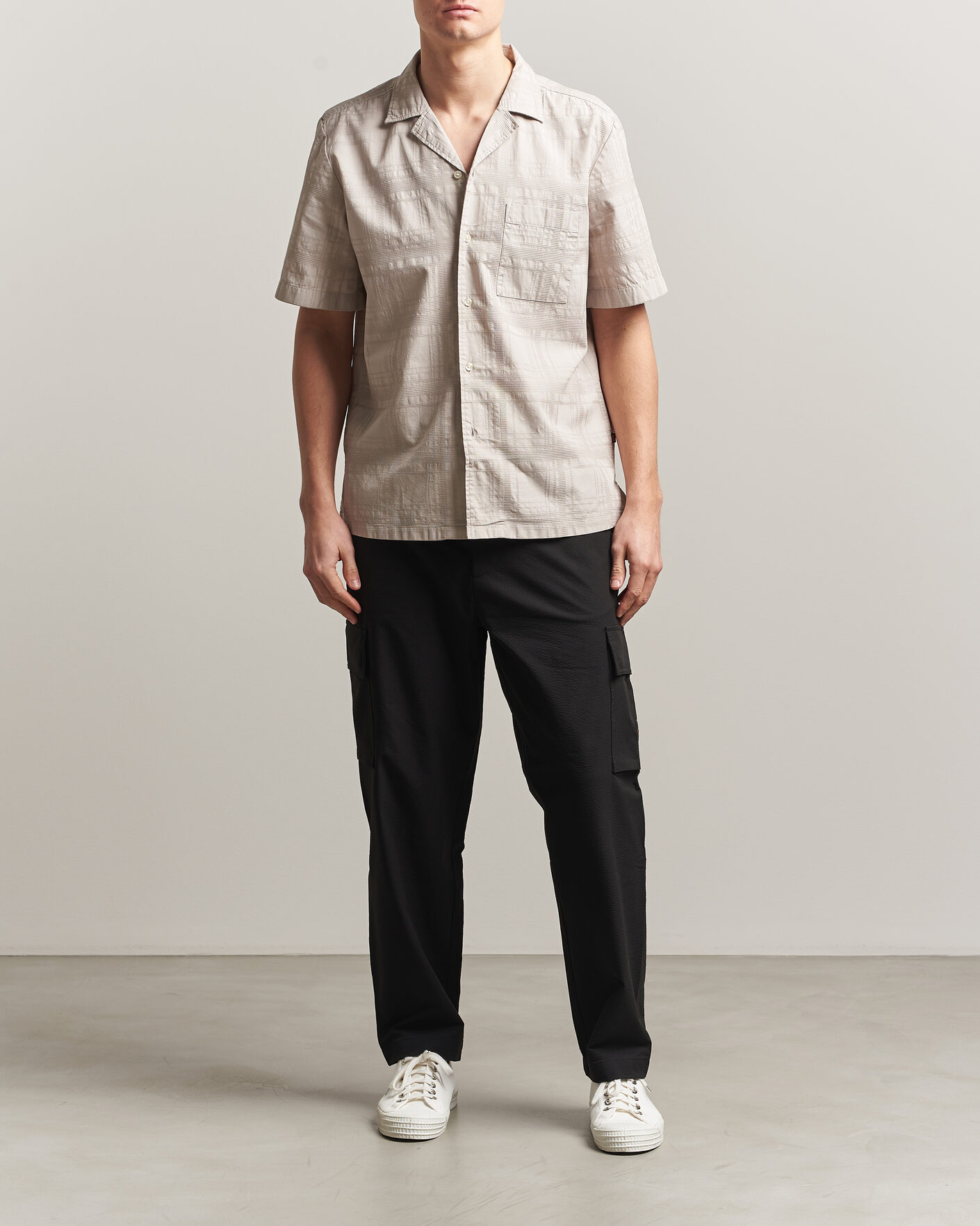 Herr | Byxor | BOSS ORANGE | Sracky Cargo Pants Black