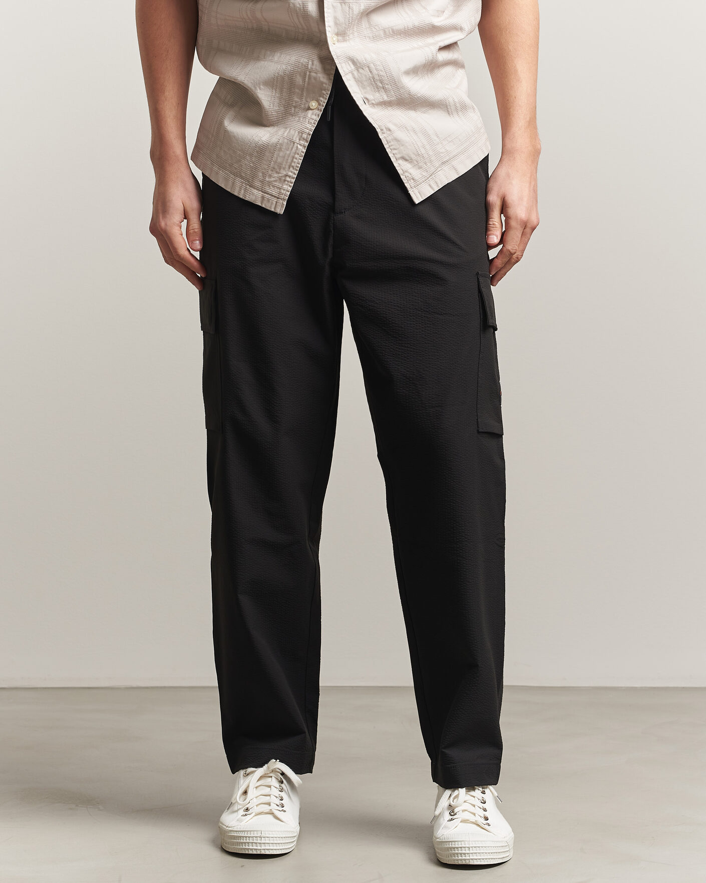 Herr | Byxor | BOSS ORANGE | Sracky Cargo Pants Black