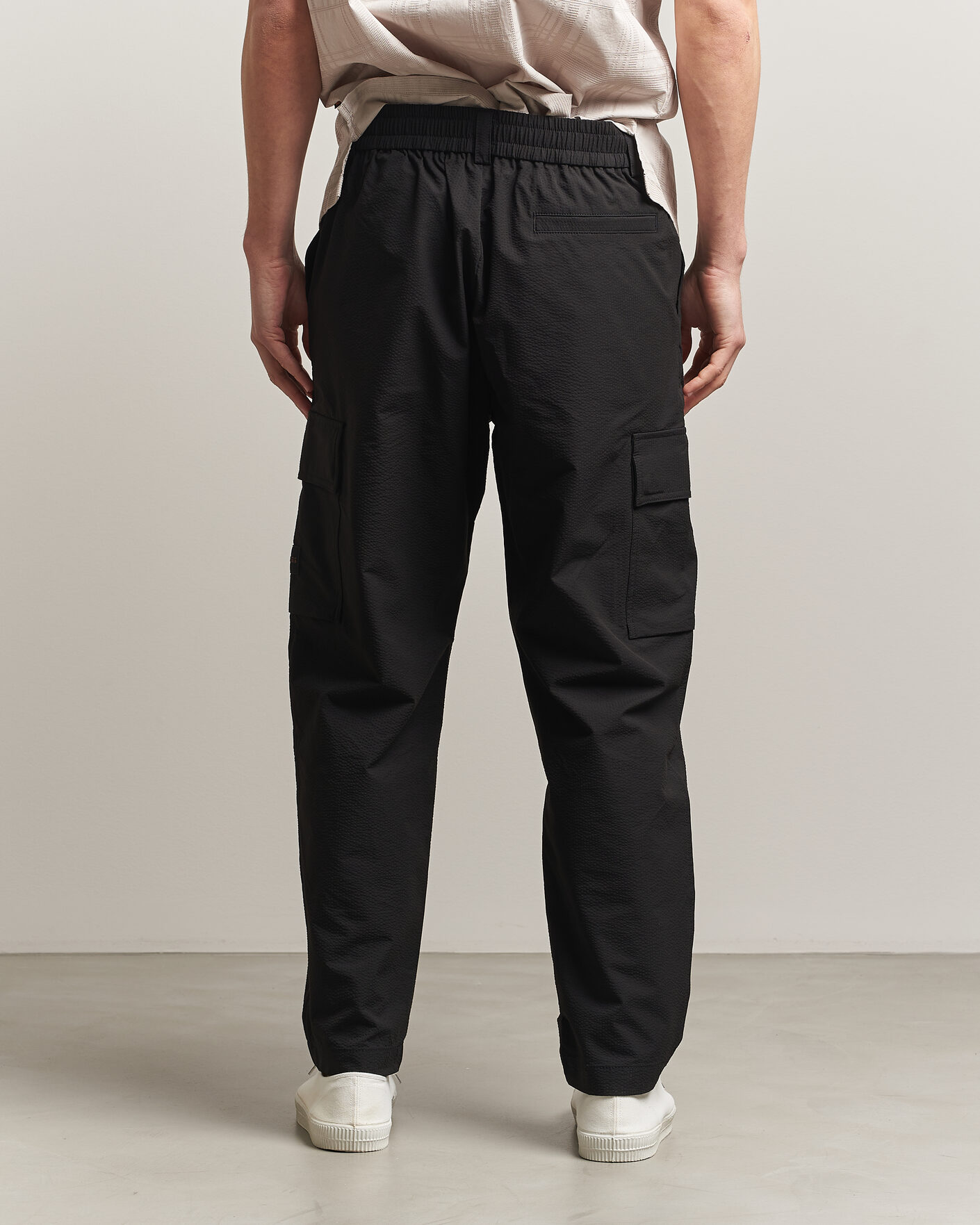 Herr | Byxor | BOSS ORANGE | Sracky Cargo Pants Black