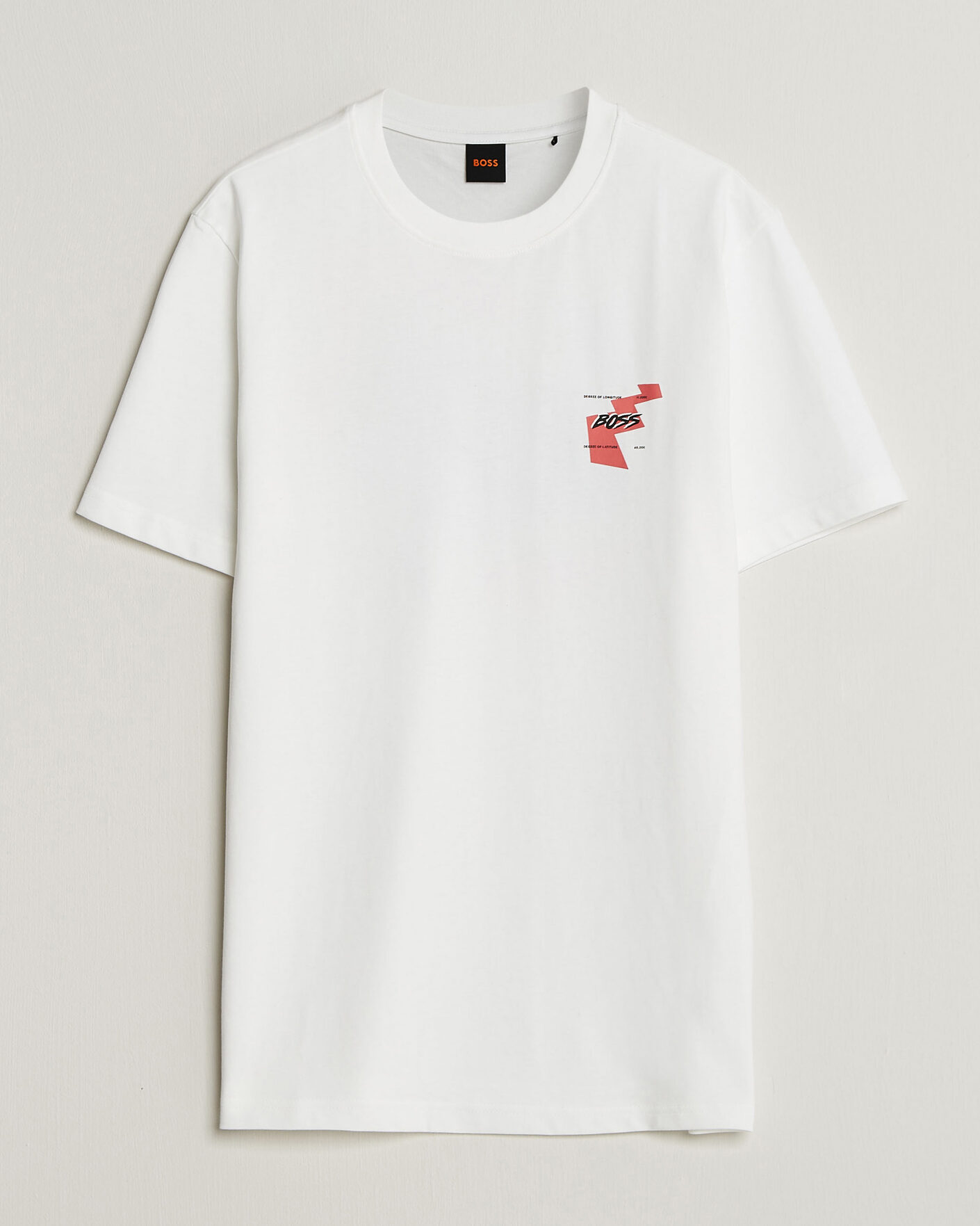 Herr | T-Shirts | BOSS ORANGE | Movement Printed Crew Neck T-Shirt Natural