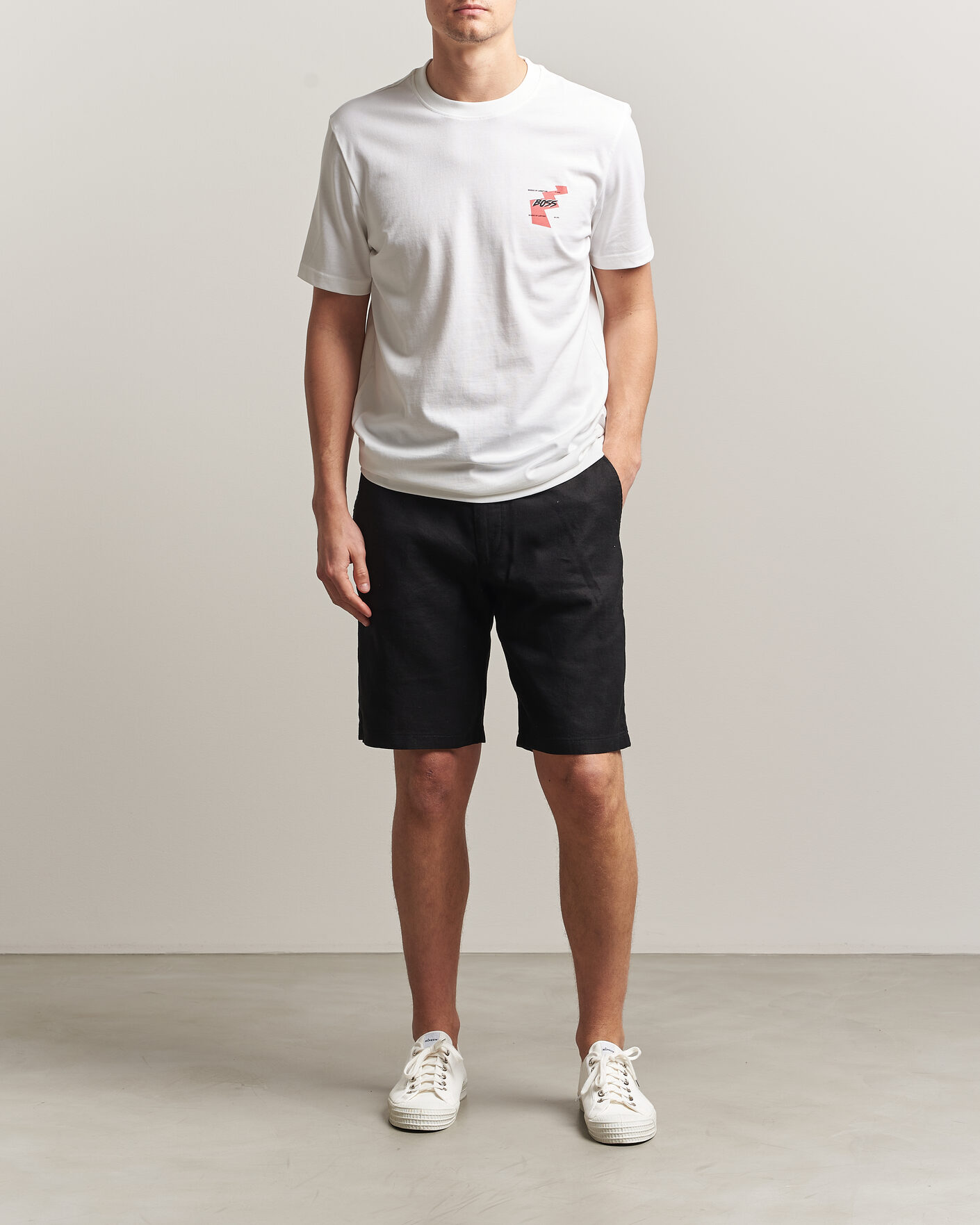 Herr | T-Shirts | BOSS ORANGE | Movement Printed Crew Neck T-Shirt Natural