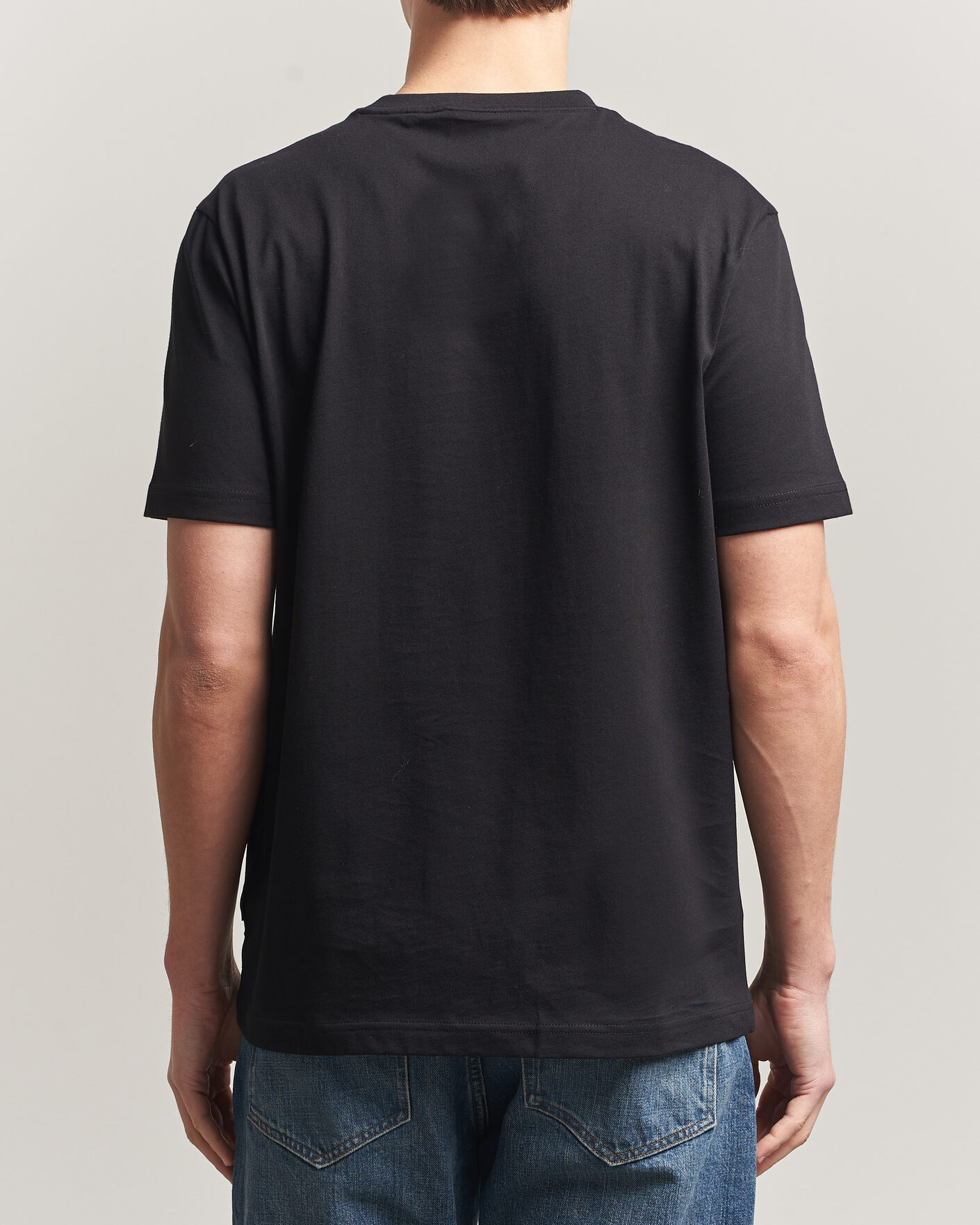 Herr | T-Shirts | BOSS ORANGE | Creature Printed Crew Neck T-Shirt Black