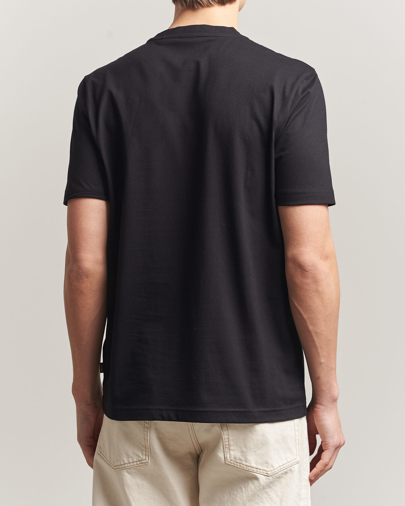 Herr | T-Shirts | BOSS ORANGE | DJ Printed Crew Neck T-Shirt Black