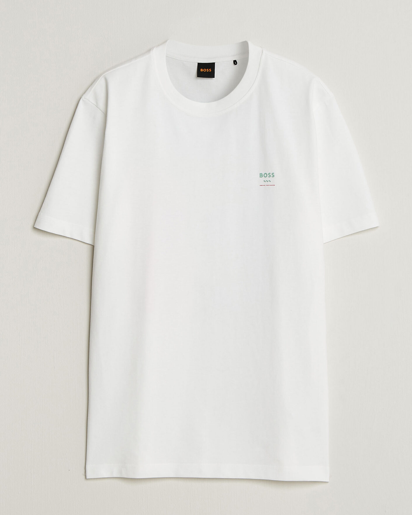 Herr | T-Shirts | BOSS ORANGE | Groove Printed Crew Neck T-Shirt White