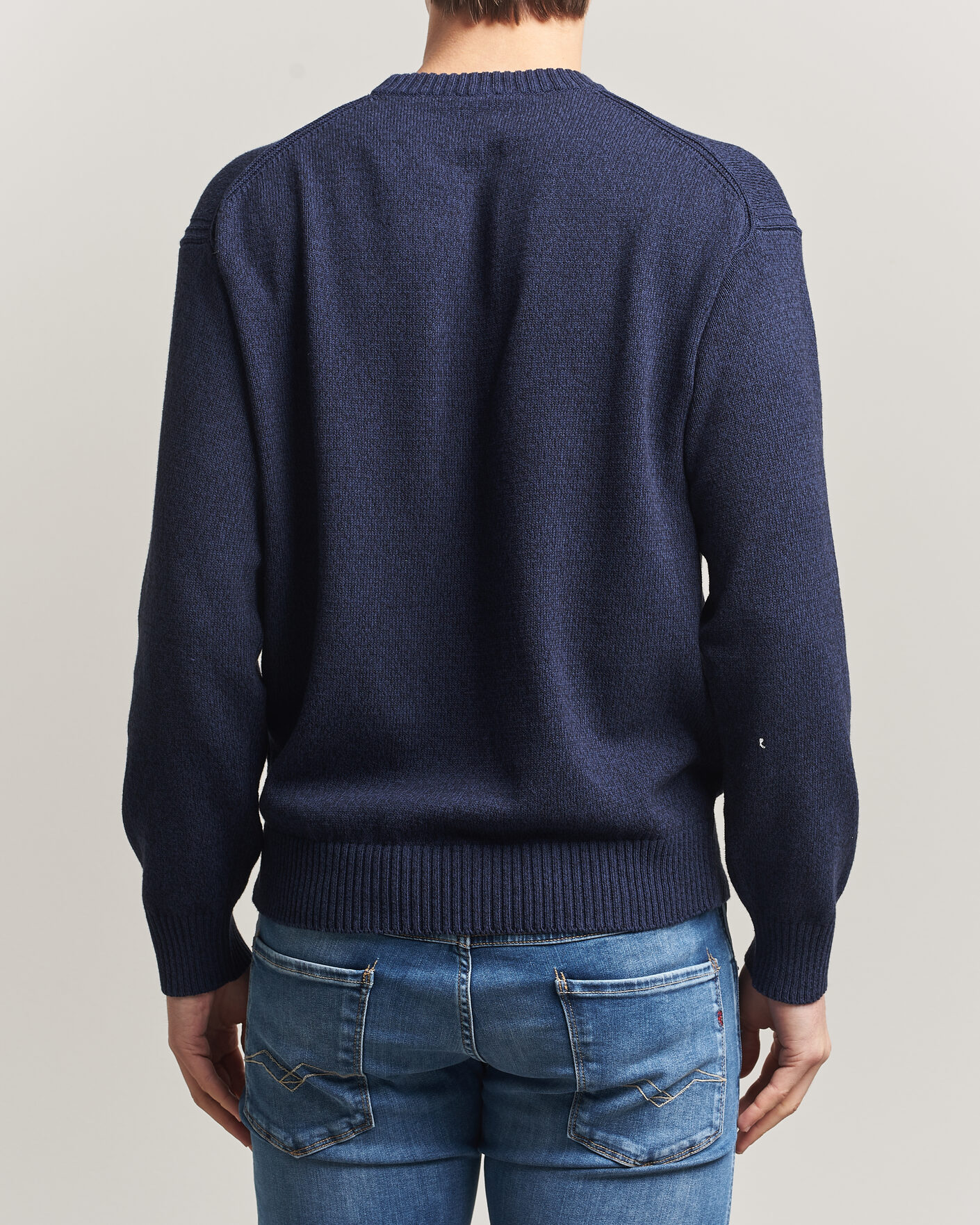 Herr | Tröjor | BOSS ORANGE | Kerlino Knitted Sweater Dark Blue