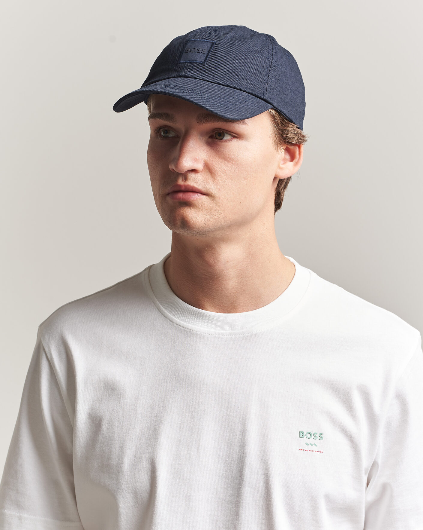Herr | Hattar & kepsar | BOSS ORANGE | Derrel Logo Cap Dark Blue