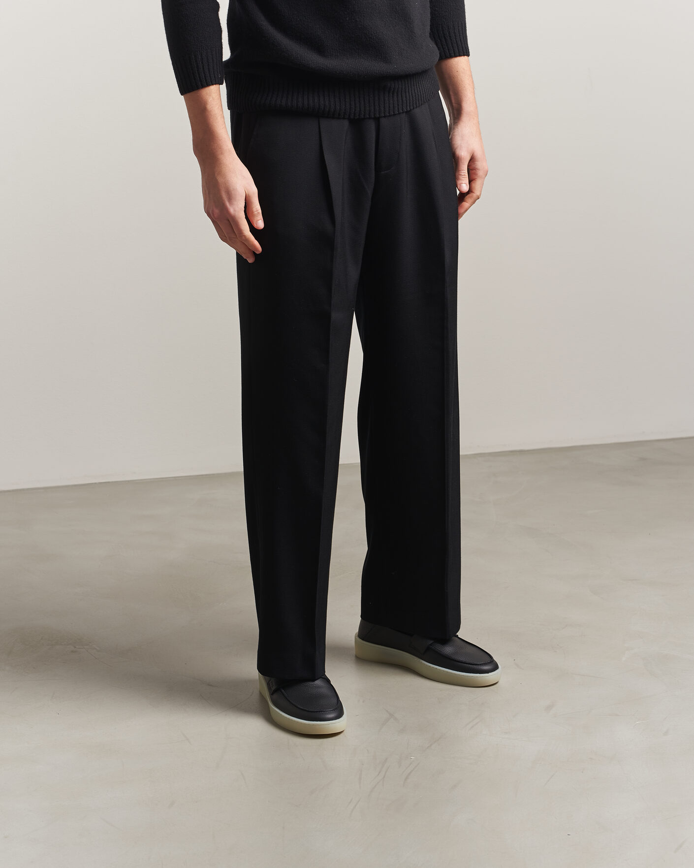 Herr | Loafers | BOSS BLACK | Randal Leather Loafer Black