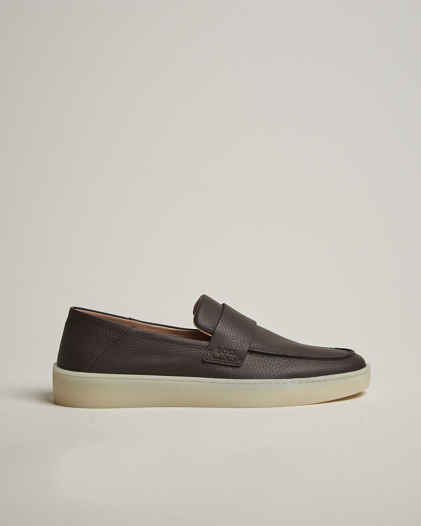 Herr | Loafers | BOSS BLACK | Randal Leather Loafer Dark Brown