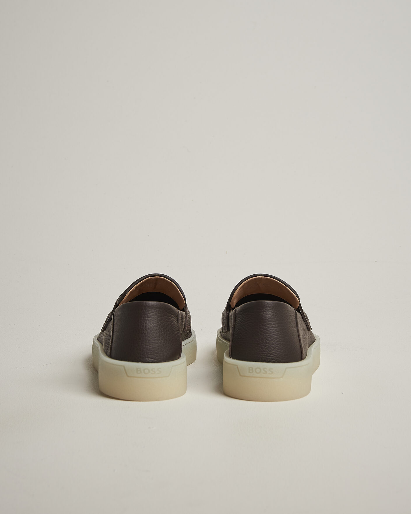 Herr | Loafers | BOSS BLACK | Randal Leather Loafer Dark Brown