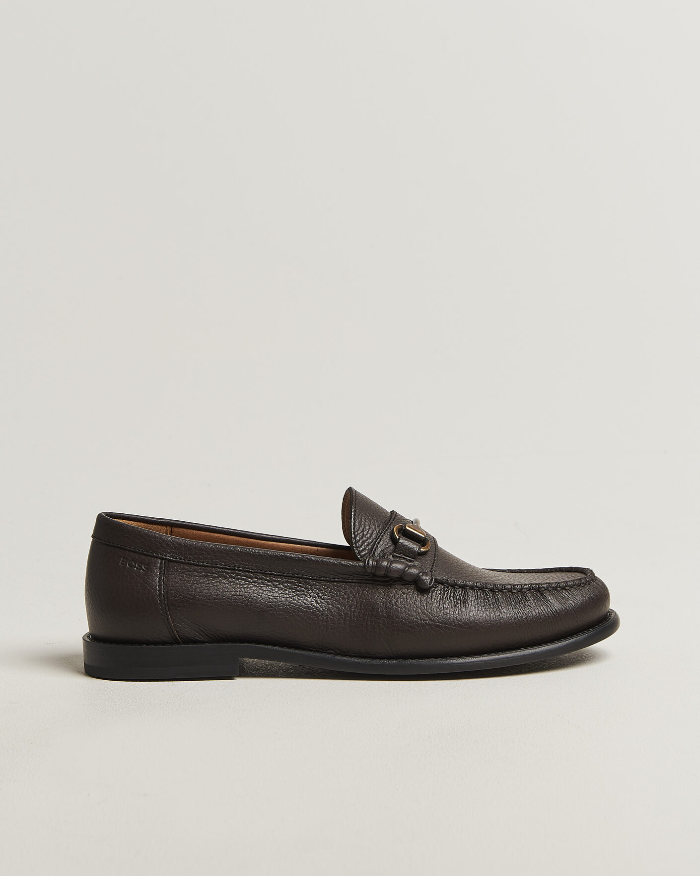 Herr | Loafers | BOSS BLACK | Tevan Leather Moccasin Dark Brown