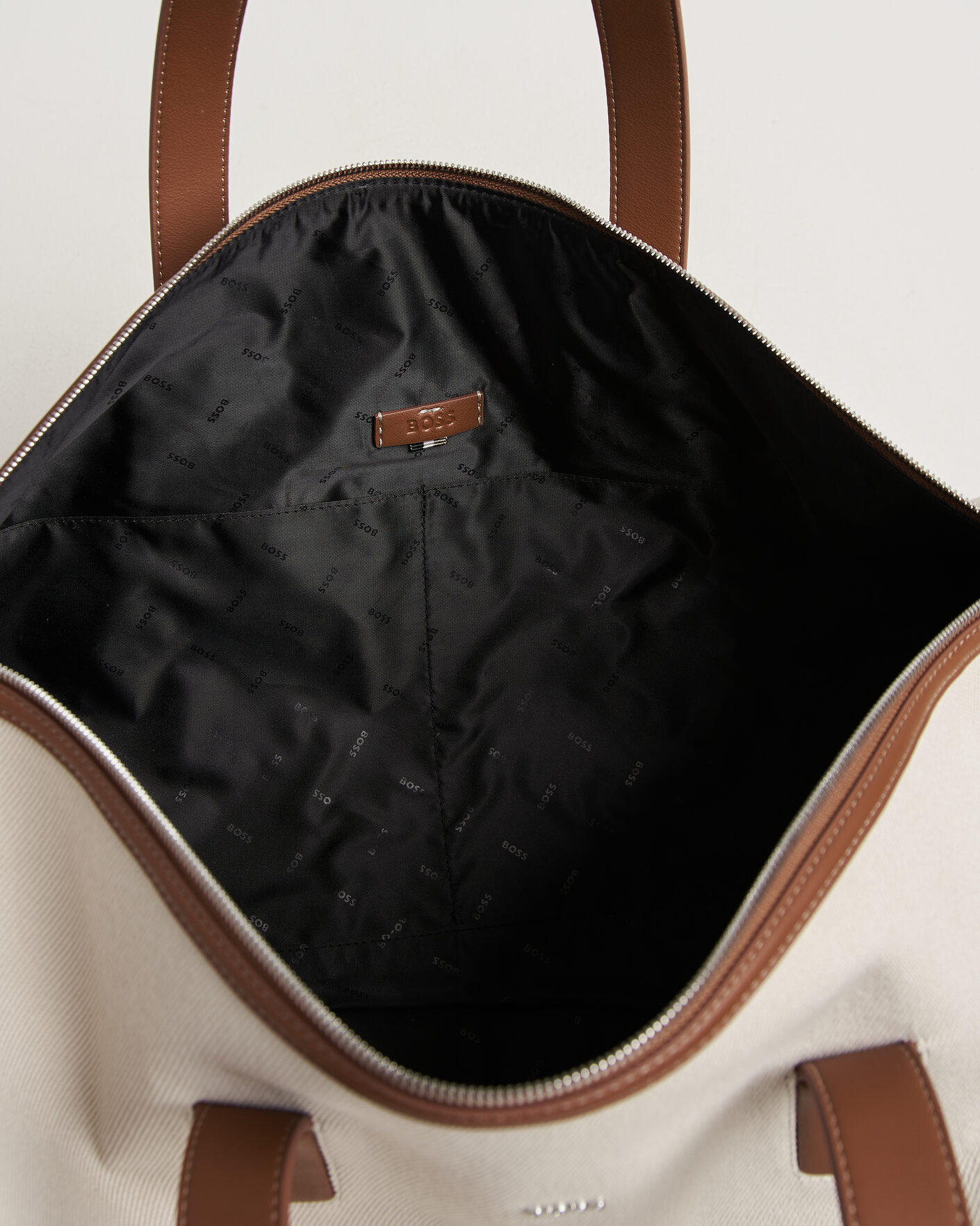 Herr | Väskor | BOSS BLACK | Dakkar Canvas Holdall Beige