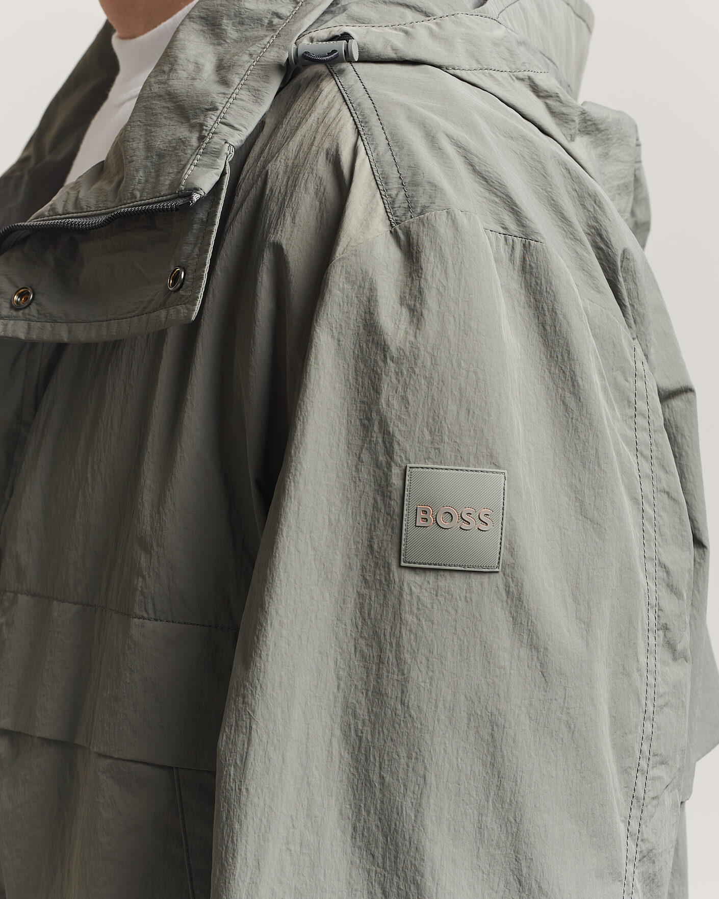 Herr | Jackor | BOSS ORANGE | Oberle Hooded Jacket Green