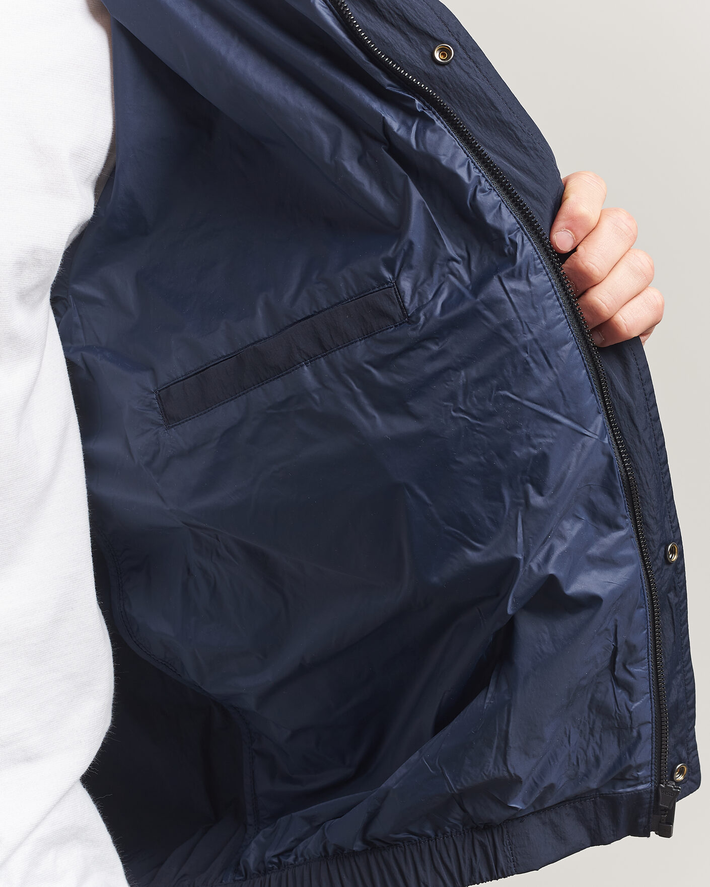 Herr | Jackor | BOSS ORANGE | Oberle Hooded Jacket Dark Blue