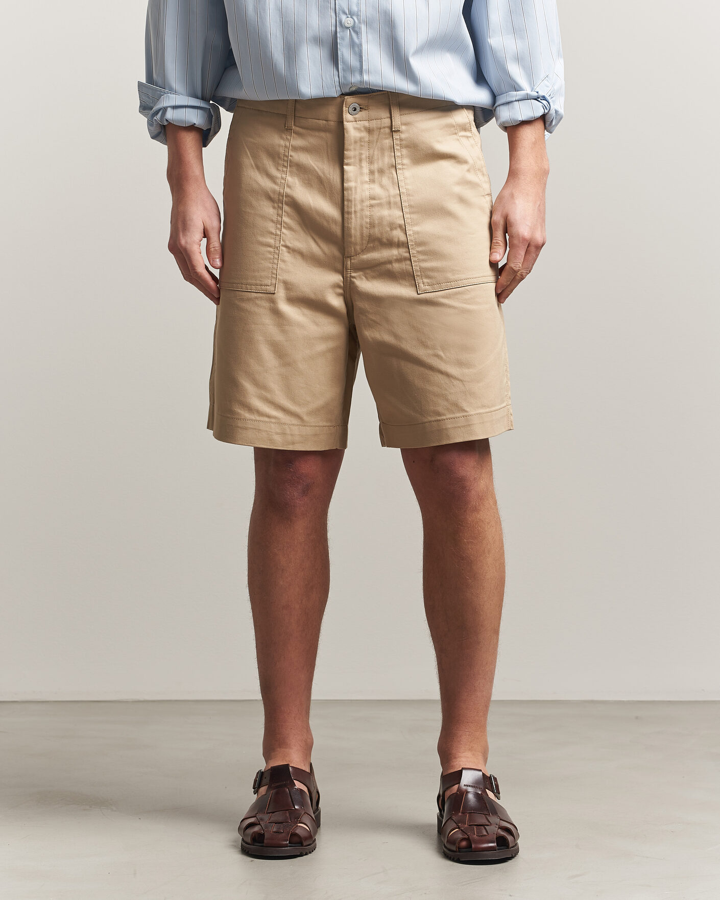 Herr | Shorts | HUGO | Gutwin Workwear Shorts Medium Beige