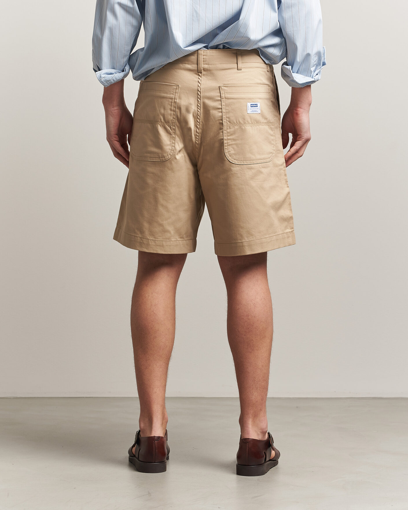 Herr | Shorts | HUGO | Gutwin Workwear Shorts Medium Beige