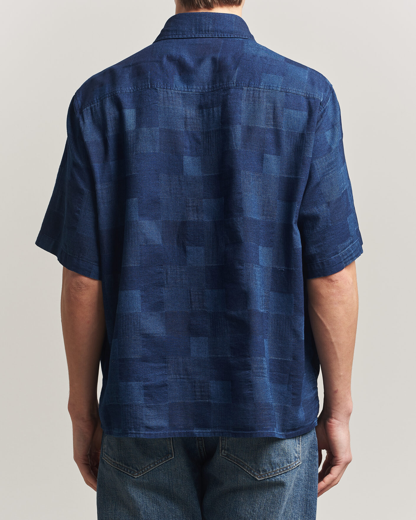 Herr | Skjortor | HUGO | Ekyno Workwear Short Sleeve Shirt Dark Blue