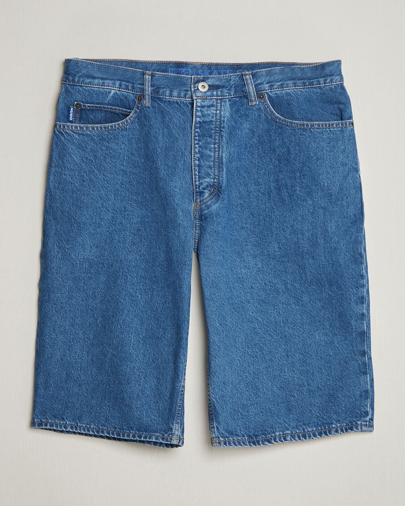 Herr | Shorts | HUGO | Skate Denim Shorts Medium Blue