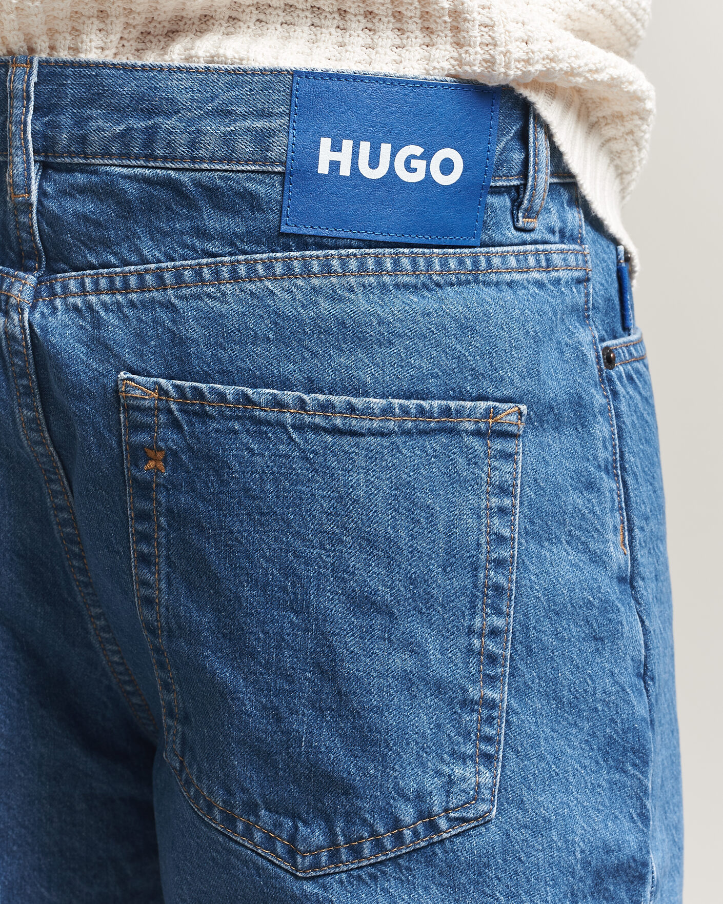 Herr | Shorts | HUGO | Skate Denim Shorts Medium Blue