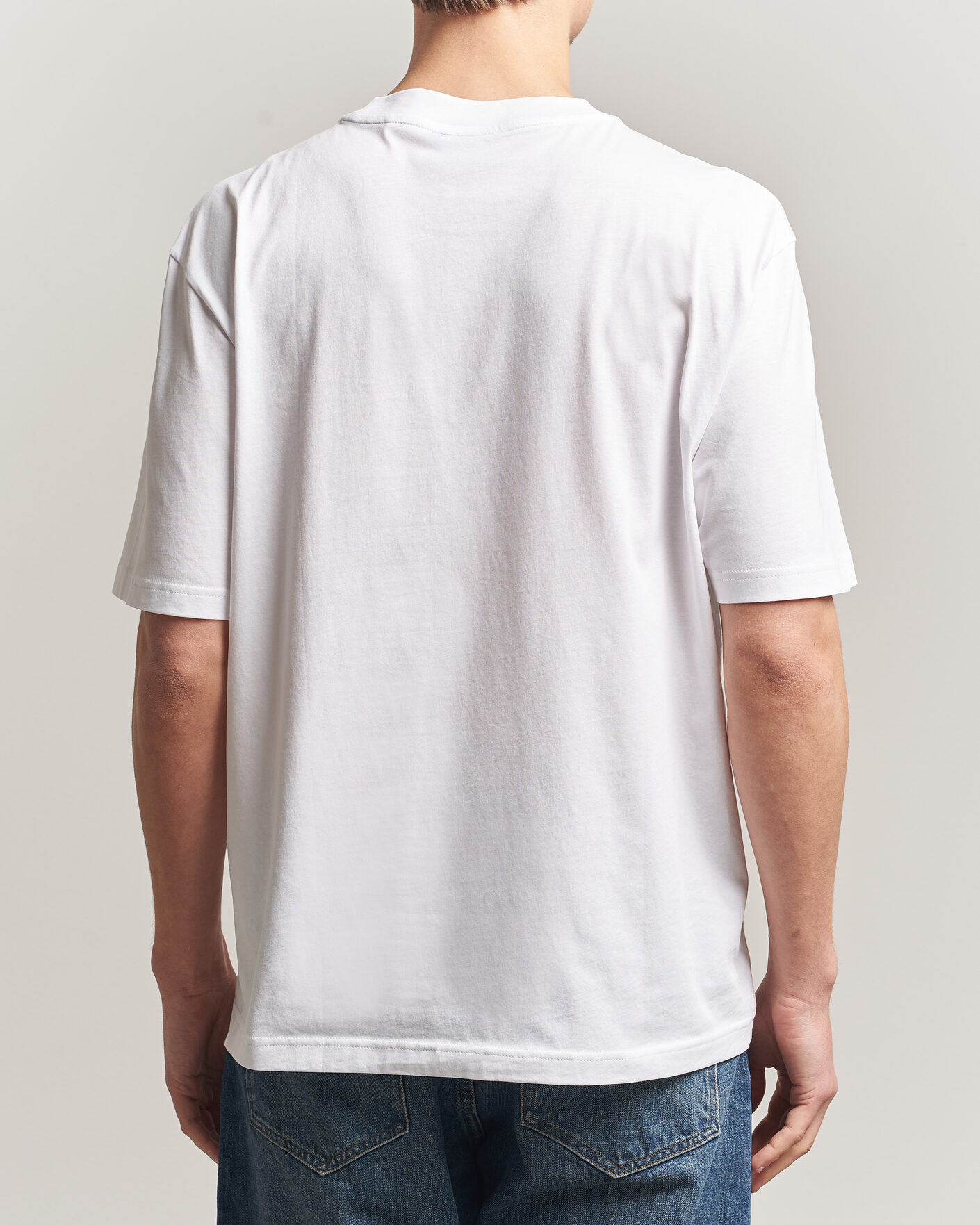 Herr | T-Shirts | HUGO | Norizom Printed Crew Neck T-Shirt White