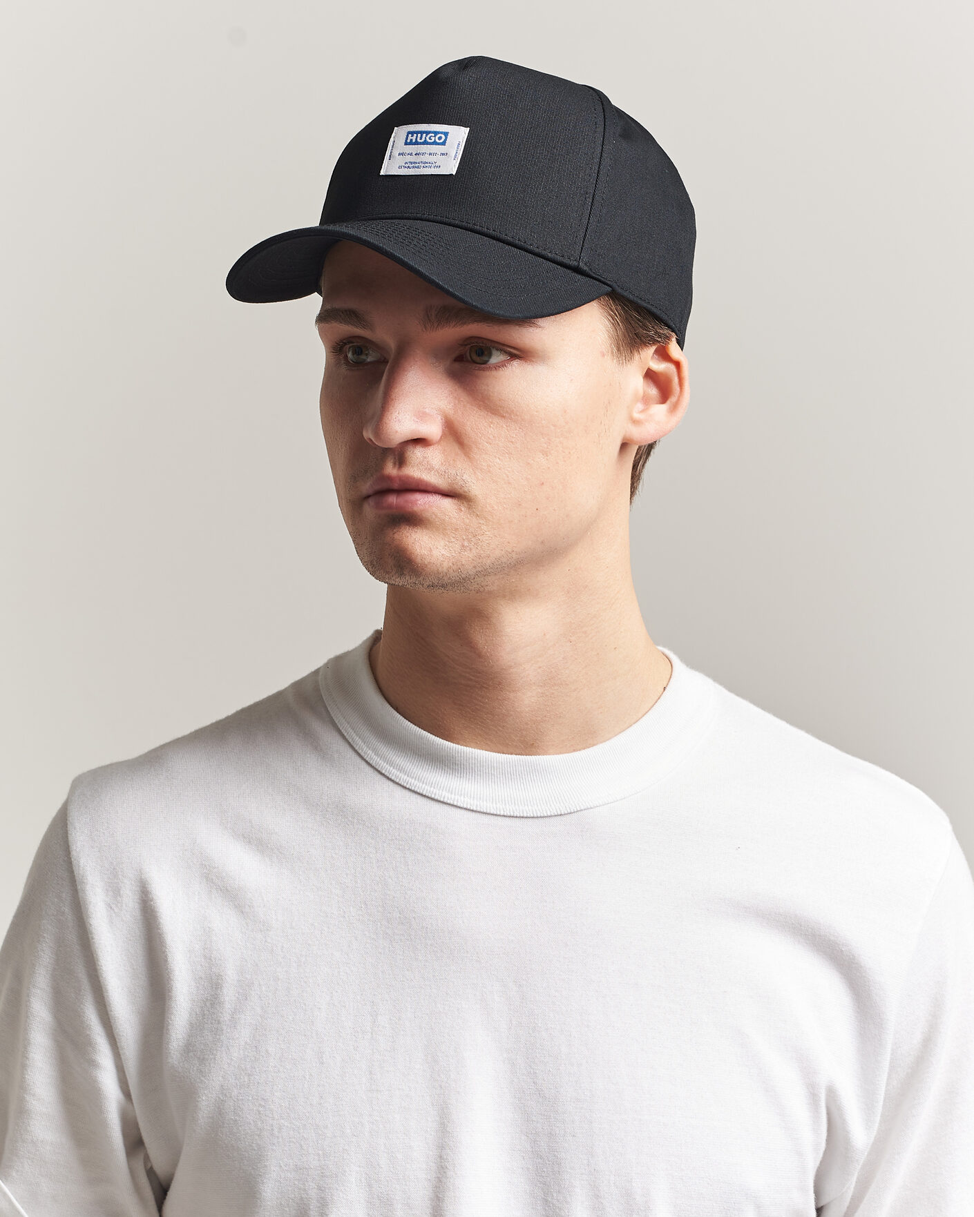 Herr | Hattar & kepsar | HUGO | Merk Logo Cap Black