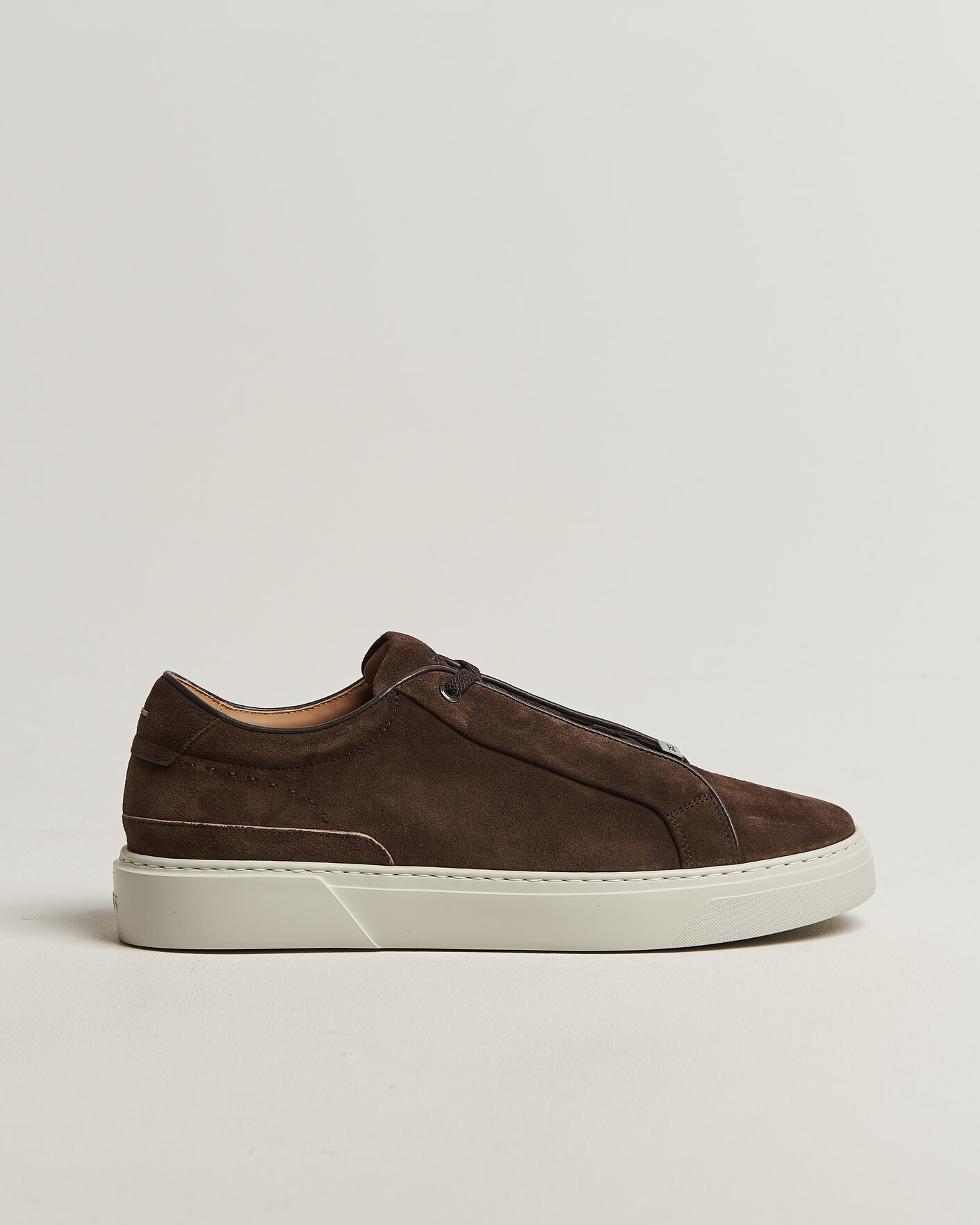 Herr | Sneakers | BOSS CAMEL | Gary Suede Sneaker Dark Brown
