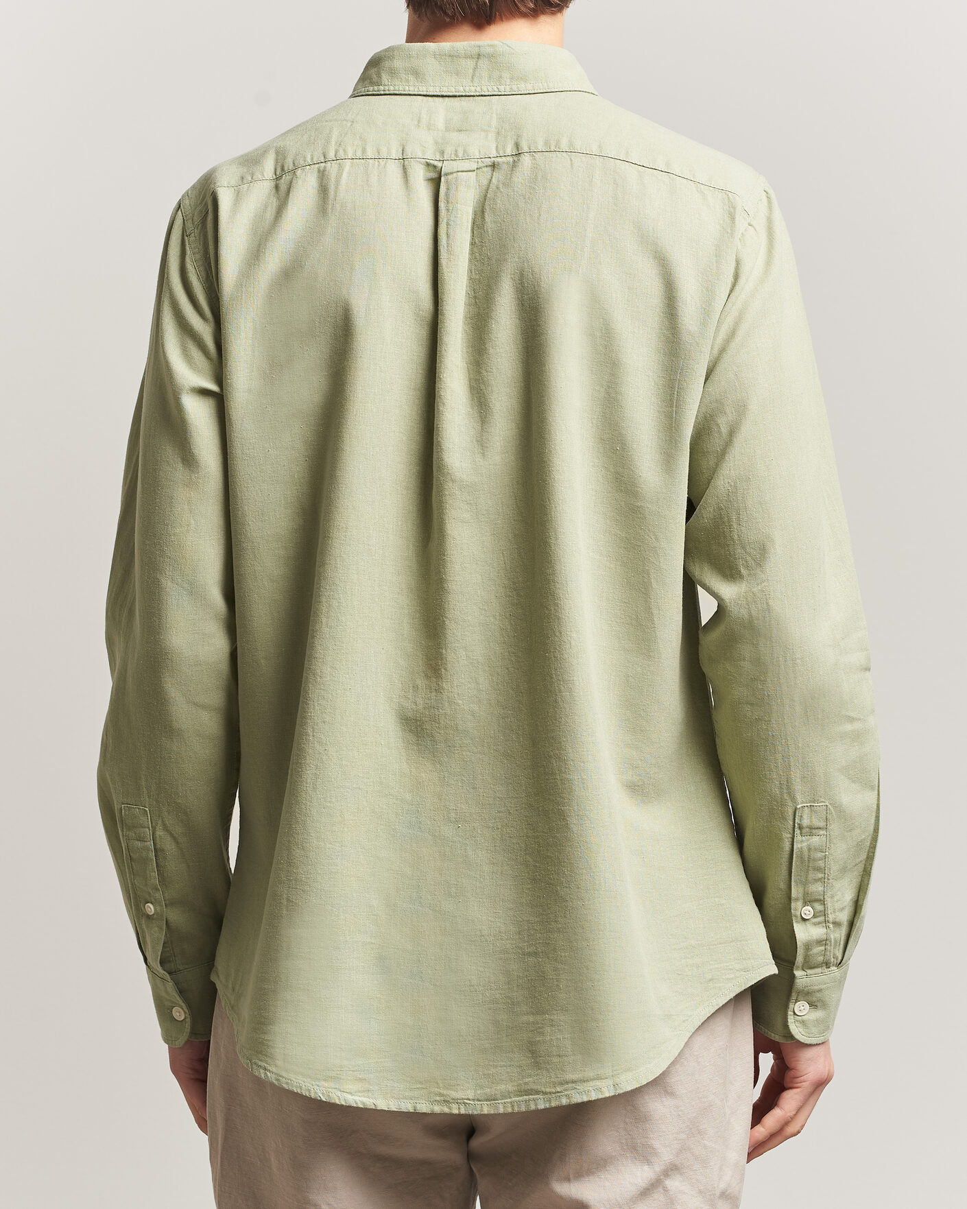 Herr | Skjortor | Dockers | Slim Linen/Cotton Shirt Tea