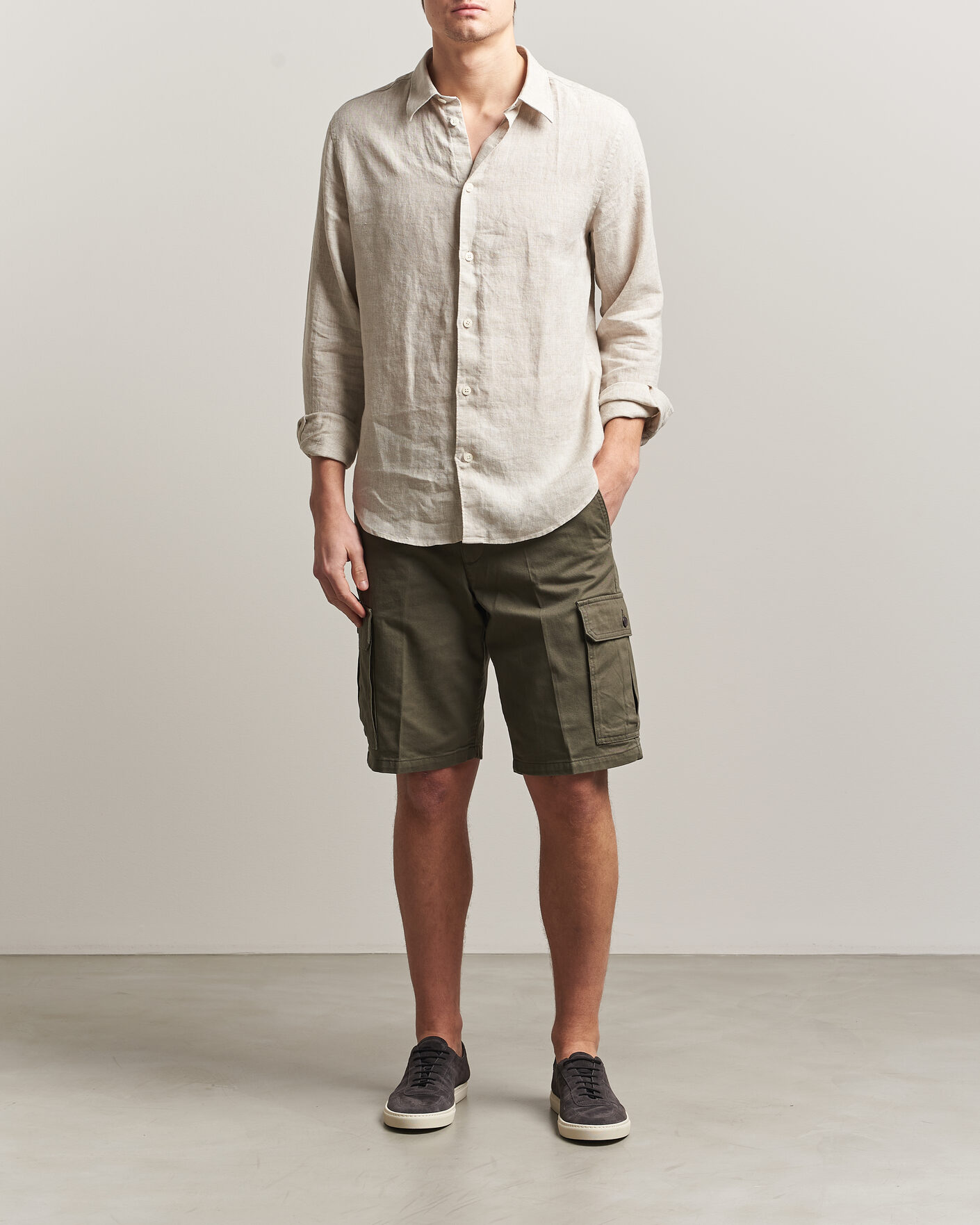 Herr | Shorts | Dockers | Straight Cargo Shorts Earth Moss