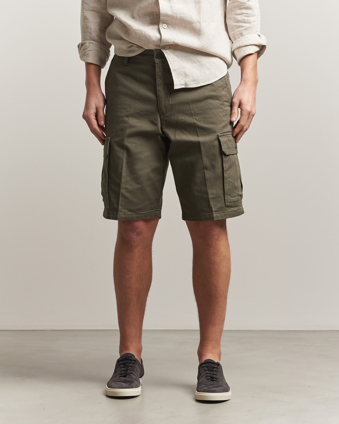 Herr | Shorts | Dockers | Straight Cargo Shorts Earth Moss