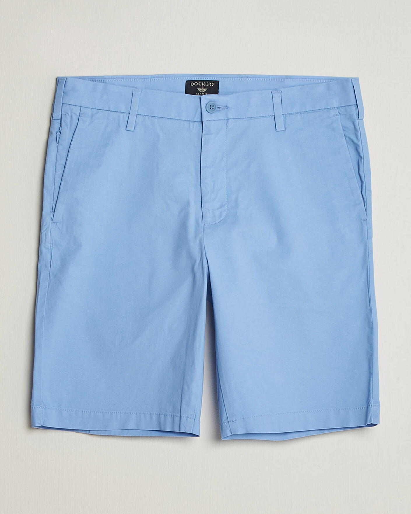 Herr | Shorts | Dockers | Slim Cotton/Linen Shorts Vista Blue