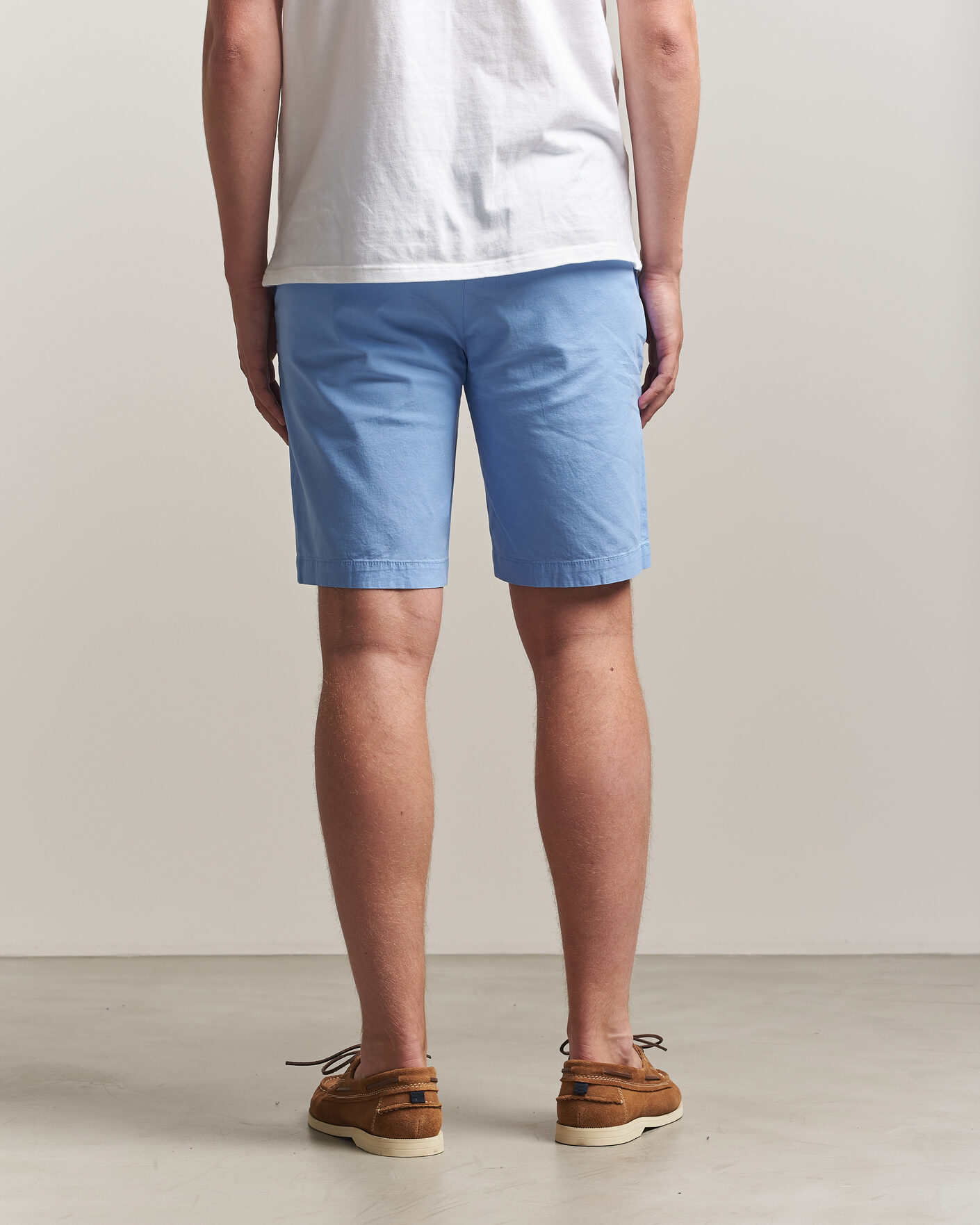Herr | Shorts | Dockers | Slim Cotton/Linen Shorts Vista Blue