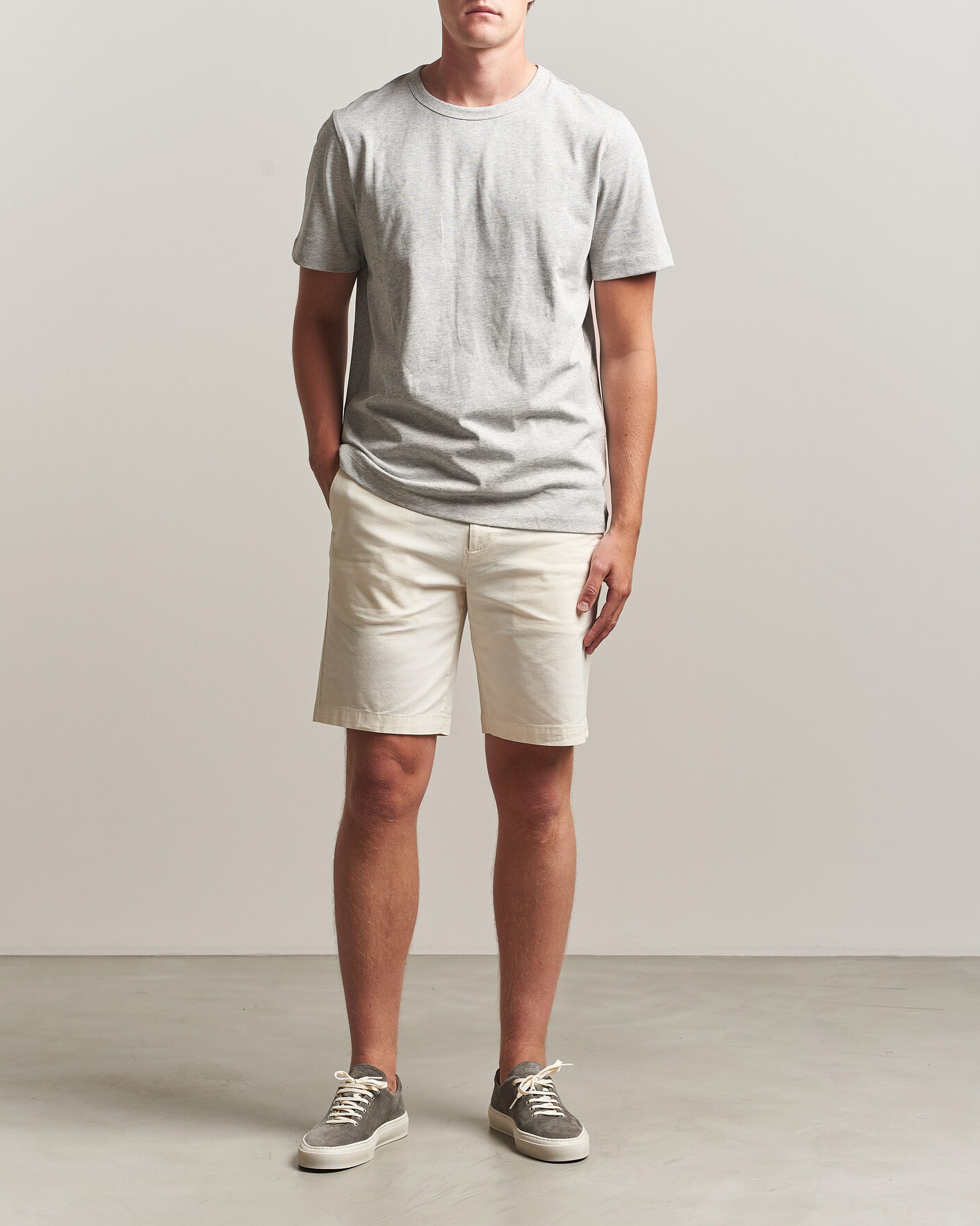 Herr | Shorts | Dockers | Slim Cotton/Linen Shorts Buttercream