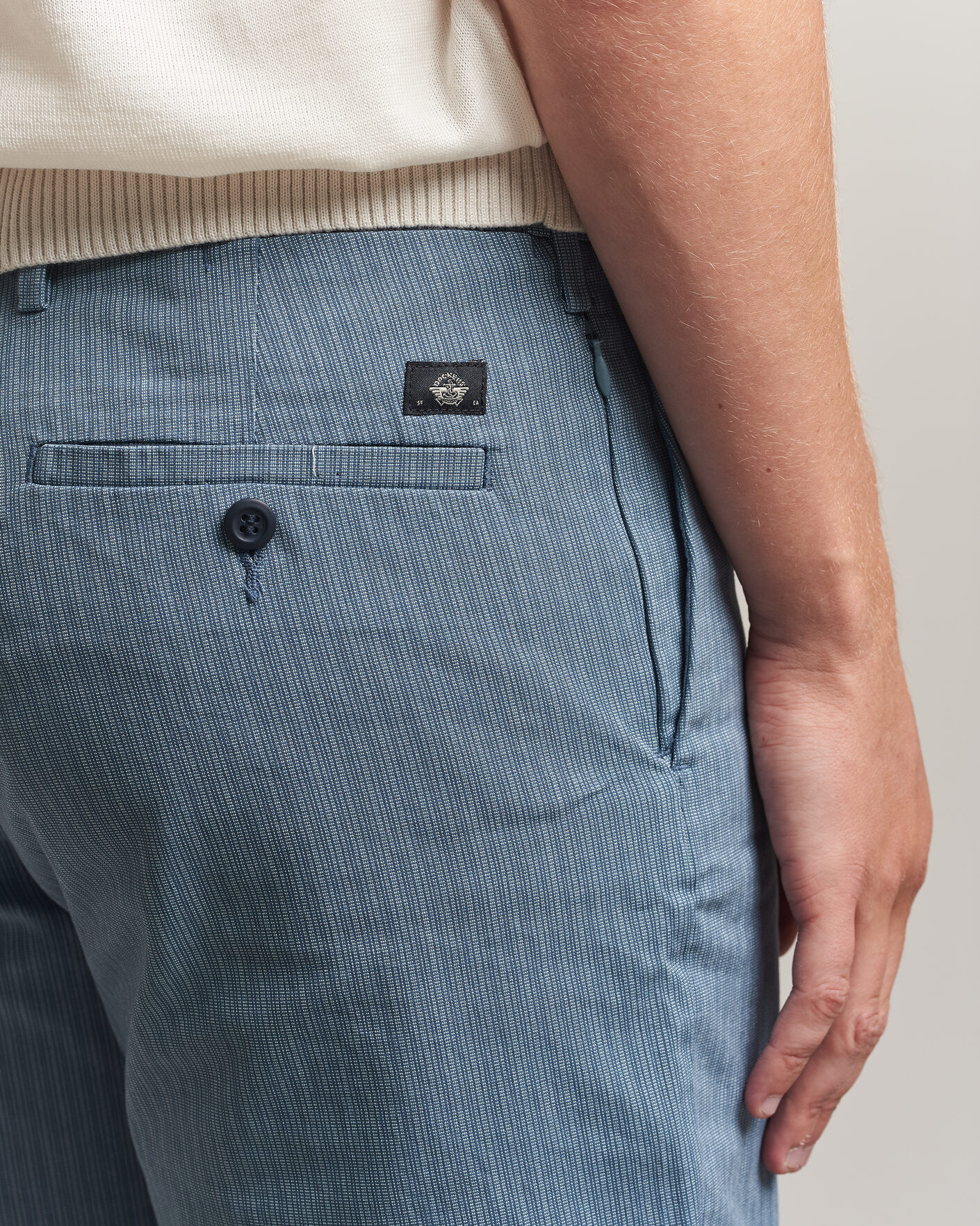 Herr | Shorts | Dockers | Slim Cotton/Linen Shorts Bering Sea
