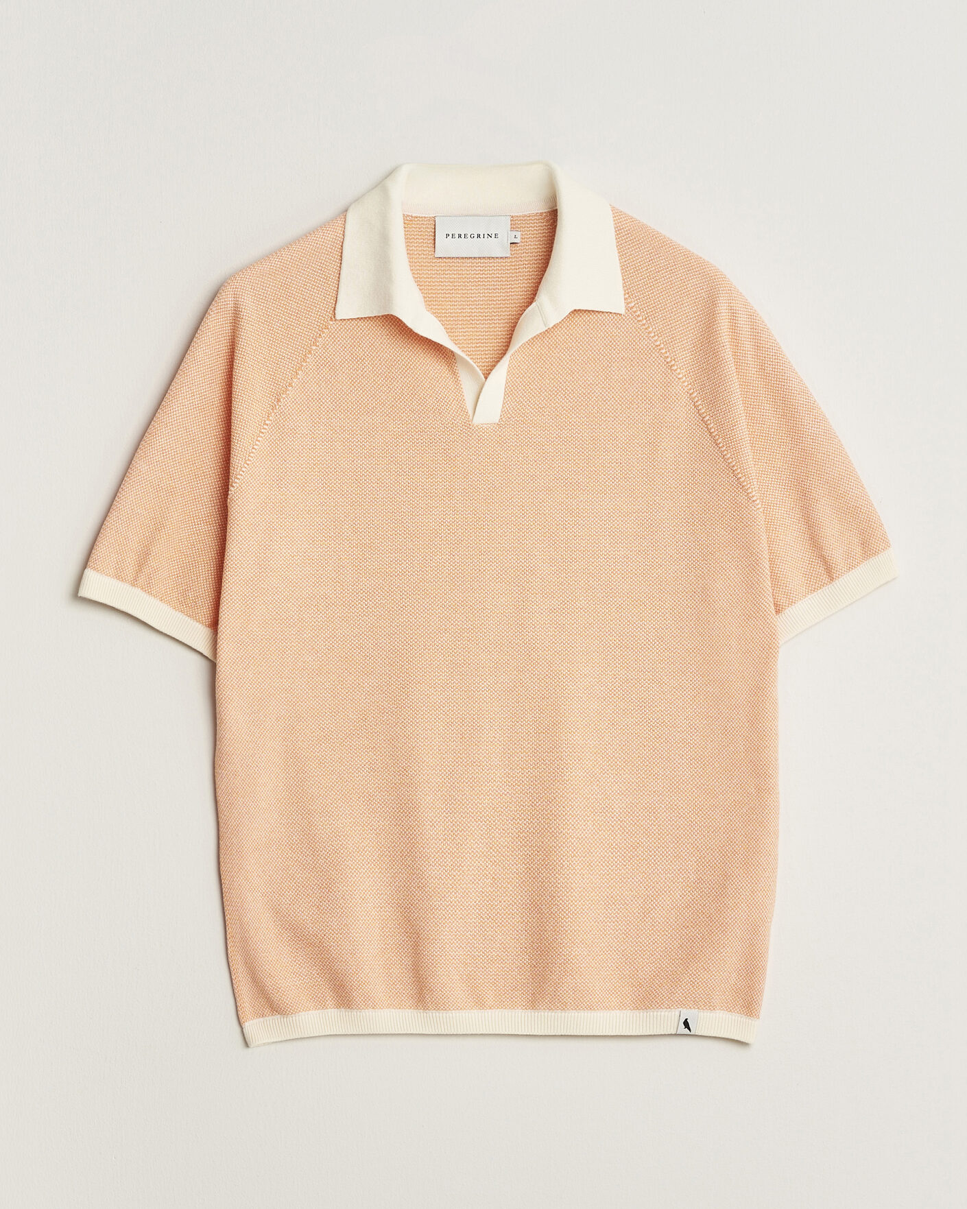 Herr | Pikéer | Peregrine | Lynton Cotton Polo Apricot