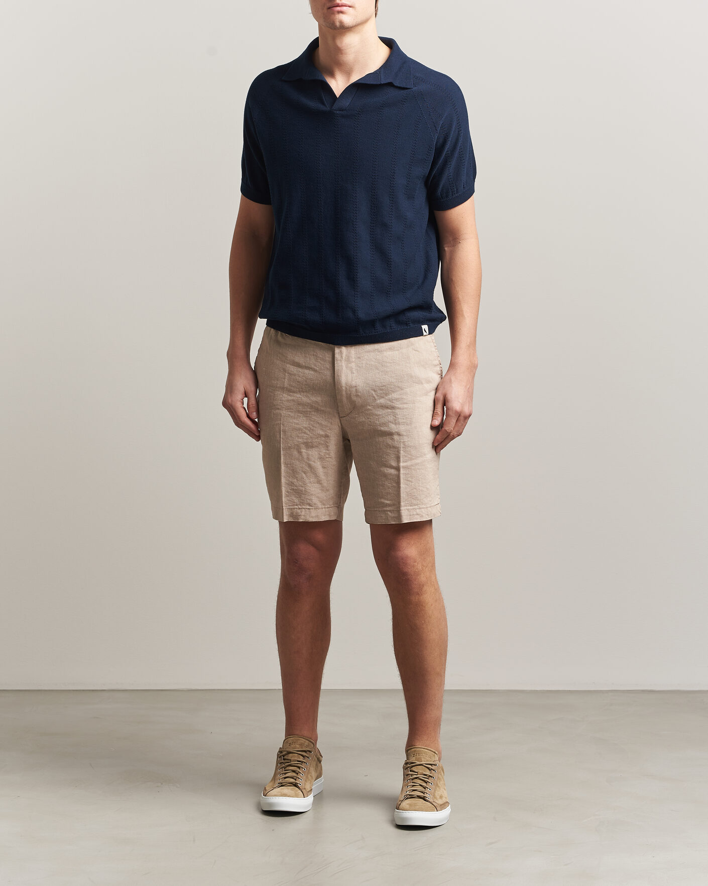 Herr | Pikéer | Peregrine | Alma Cotton Structure Polo Navy