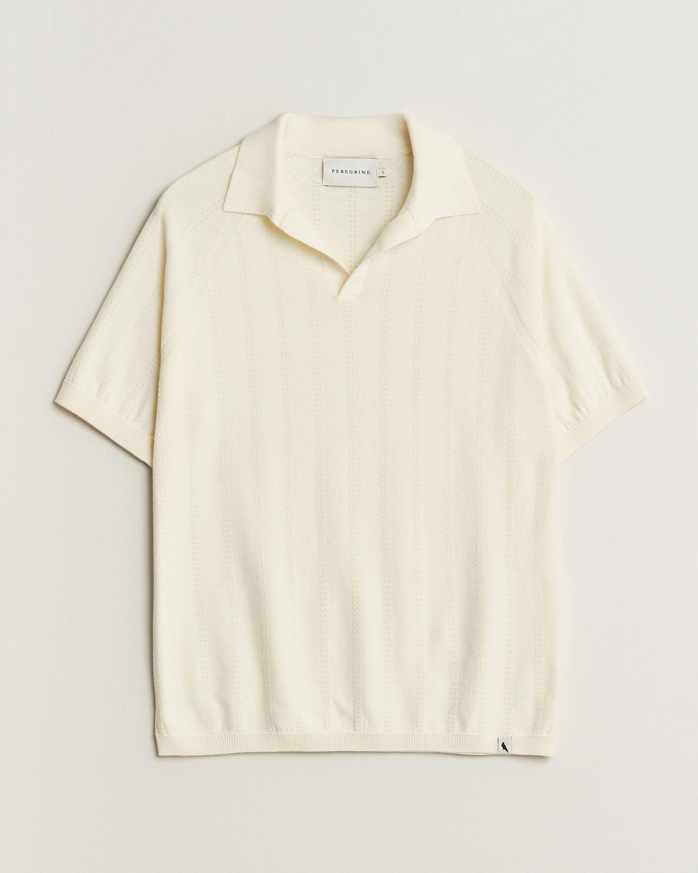 Herr | Pikéer | Peregrine | Alma Cotton Structure Polo White