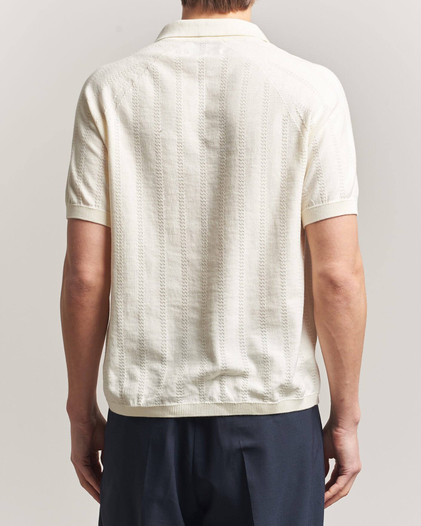 Herr | Pikéer | Peregrine | Alma Cotton Structure Polo White