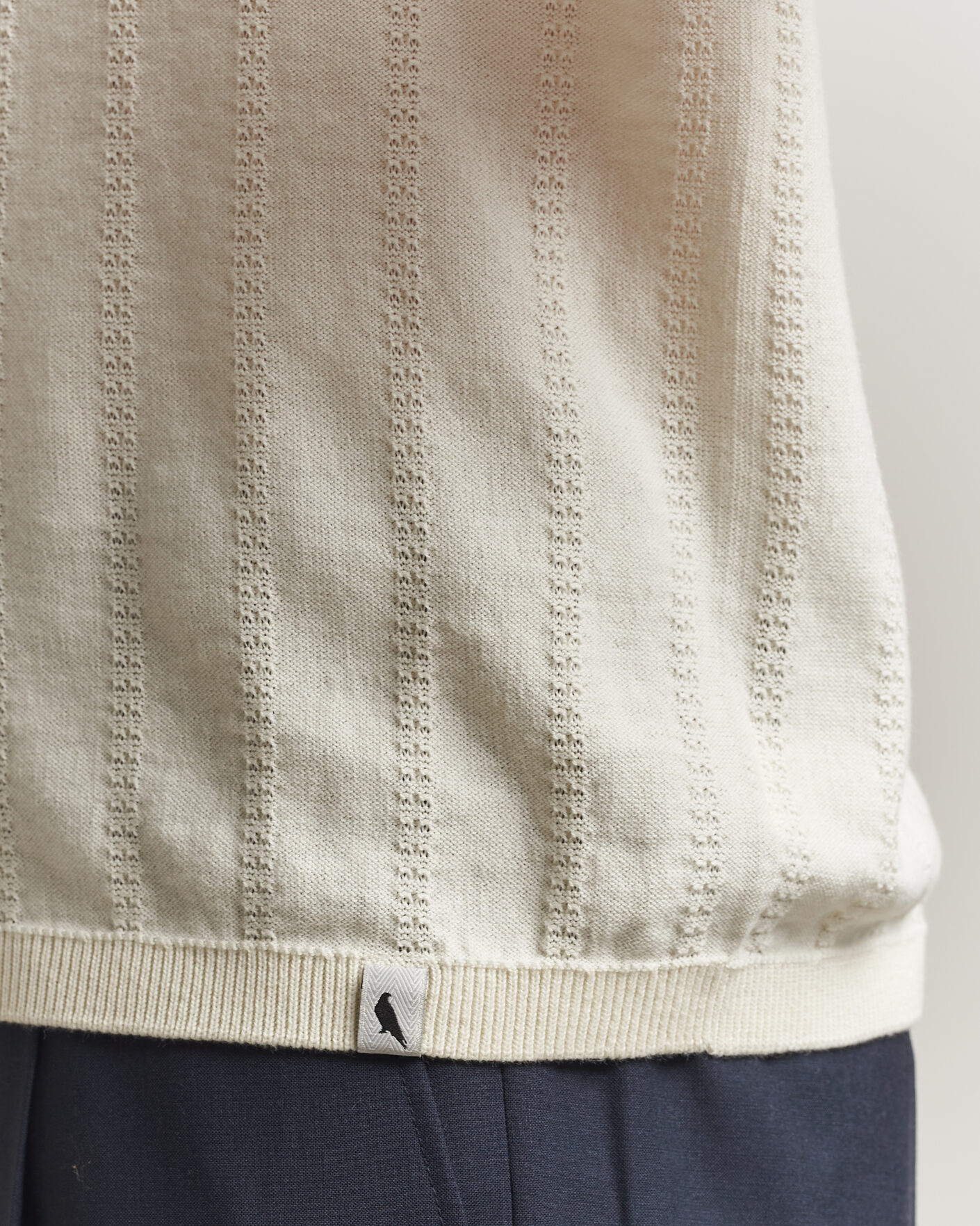 Herr | Pikéer | Peregrine | Alma Cotton Structure Polo White