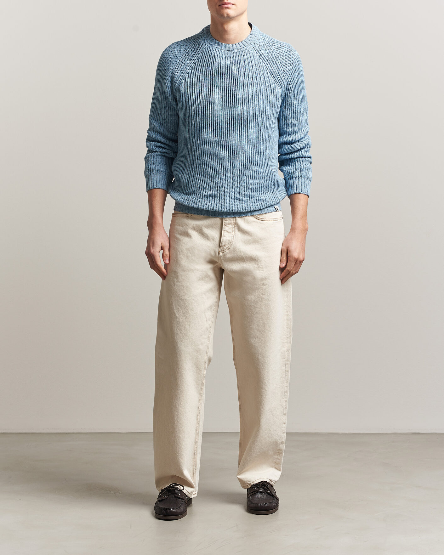 Herr | Tröjor | Peregrine | Harry Organic Cotton Sweater Ocean