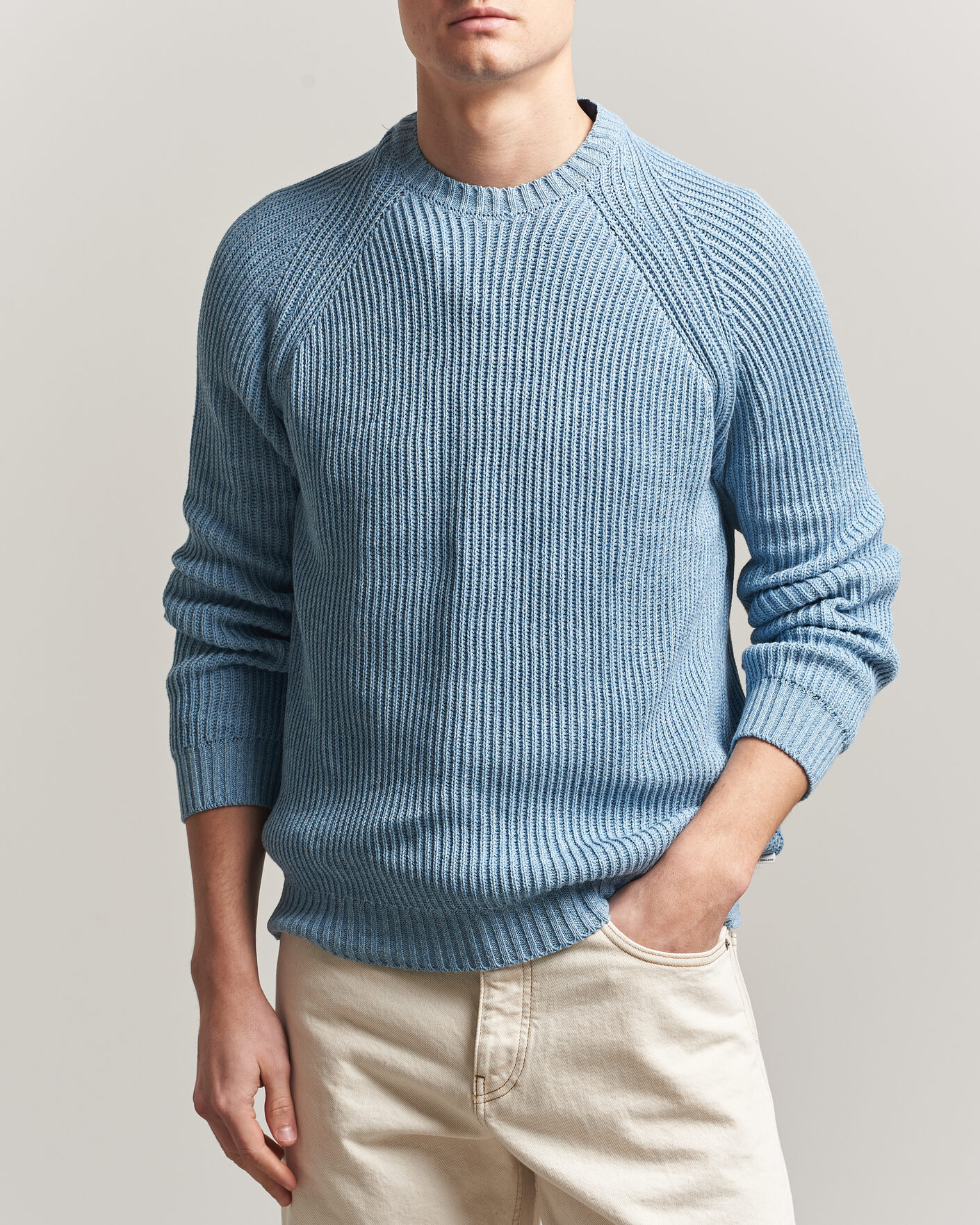 Herr | Tröjor | Peregrine | Harry Organic Cotton Sweater Ocean
