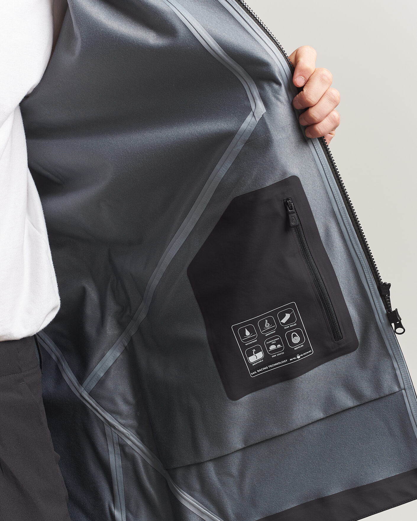 Herr | Jackor | Sail Racing | Protector Waterproof Coat Carbon