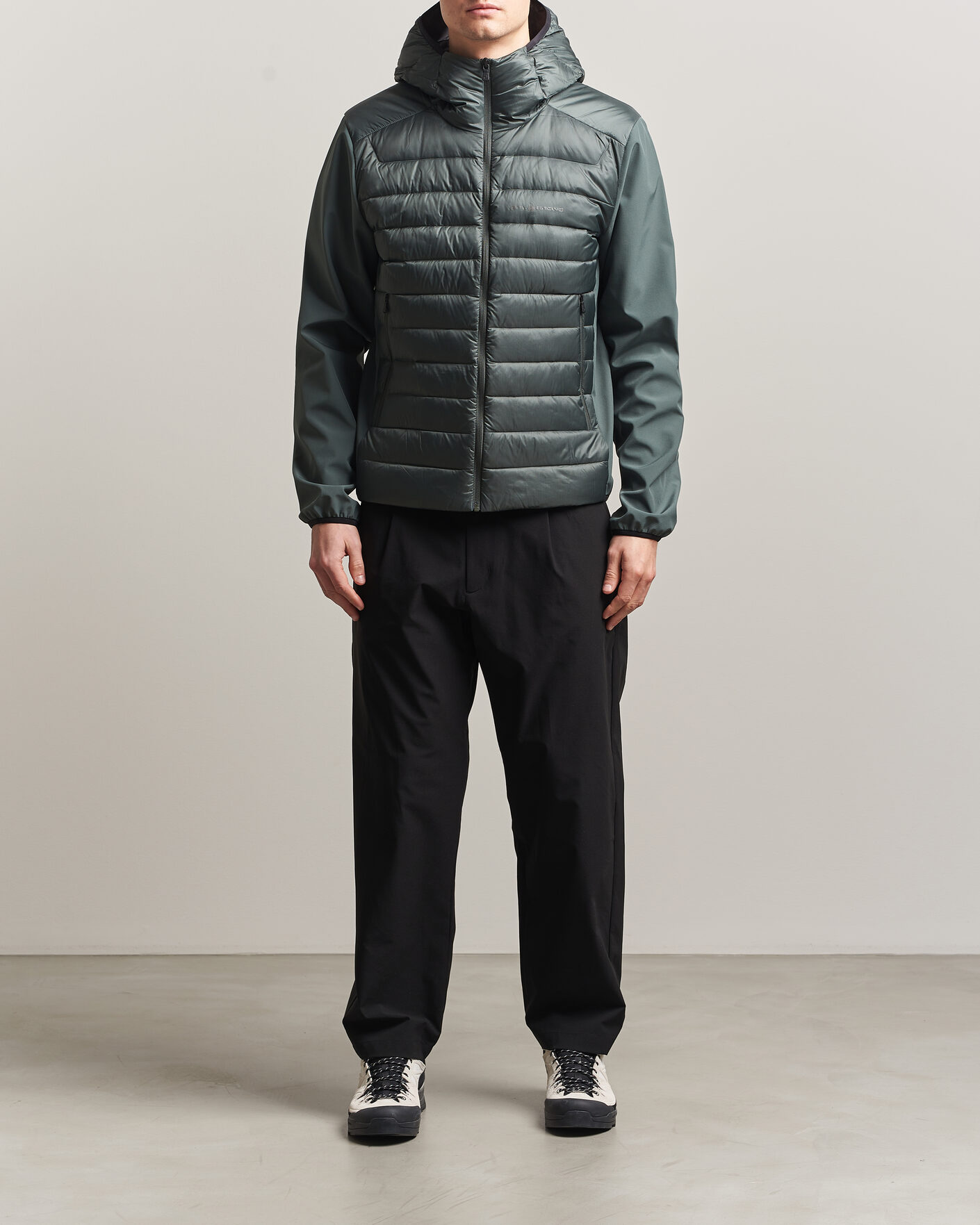Herr | Jackor | Sail Racing | Spray Hooded Hybrid Jacket Aurora Green