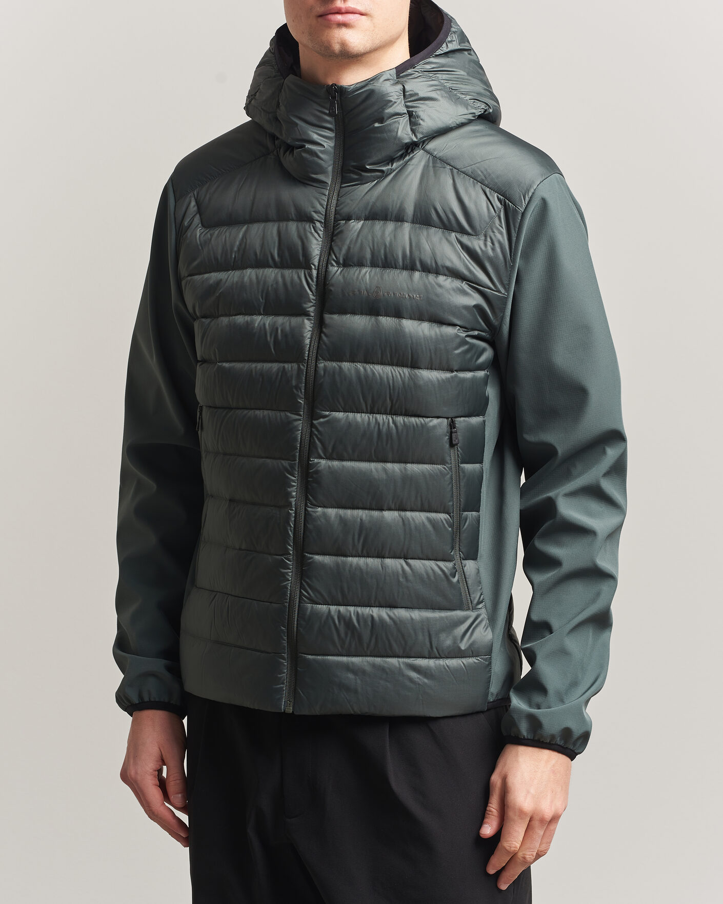 Herr | Jackor | Sail Racing | Spray Hooded Hybrid Jacket Aurora Green
