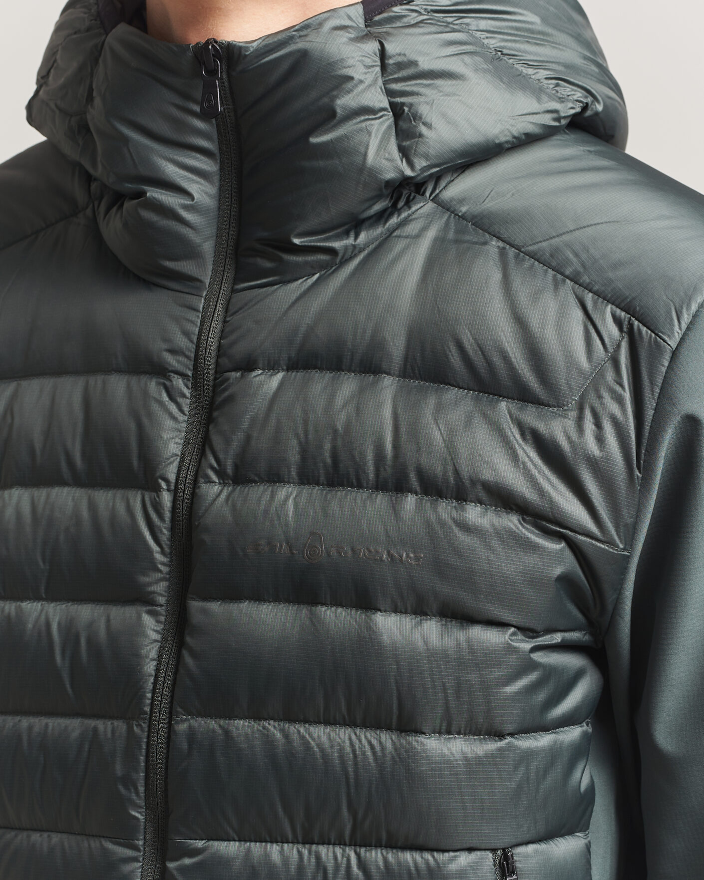 Herr | Jackor | Sail Racing | Spray Hooded Hybrid Jacket Aurora Green